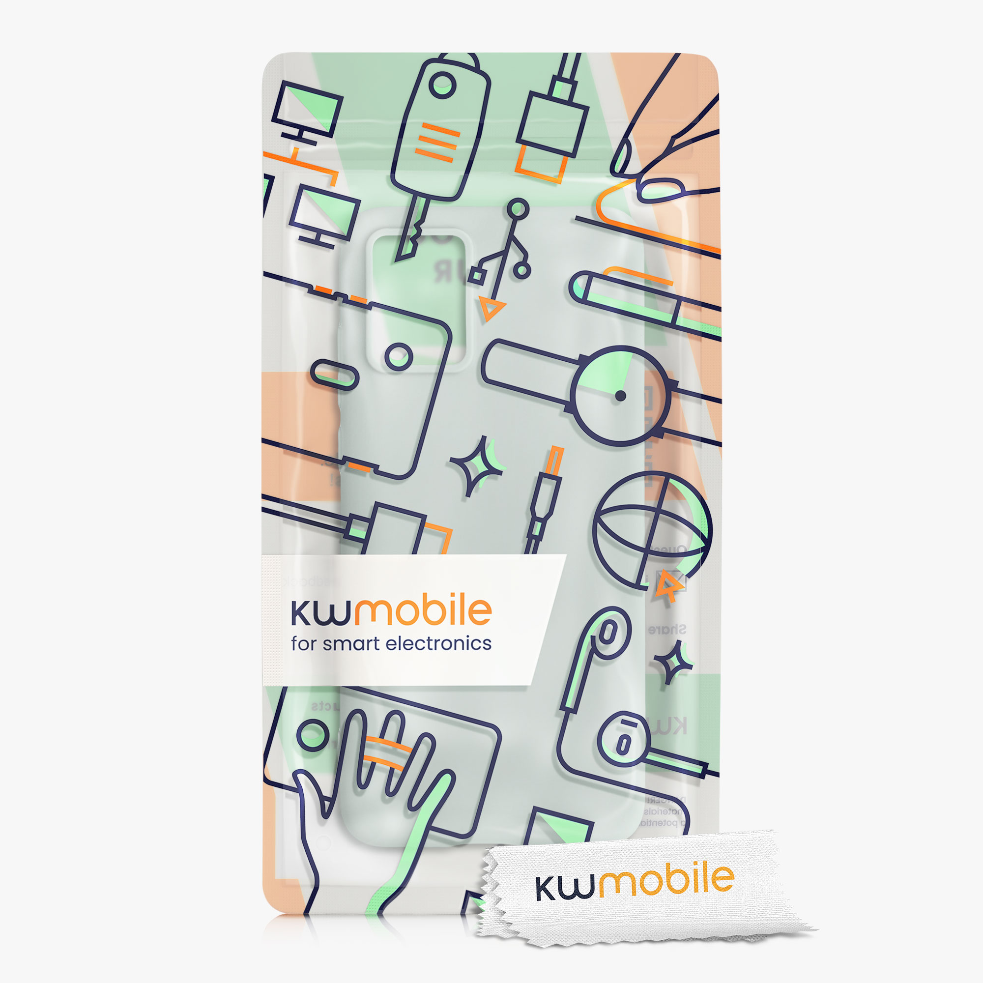 TPU kryt na mobil Motorola Edge 30 Neo kwmobile TPU mintový