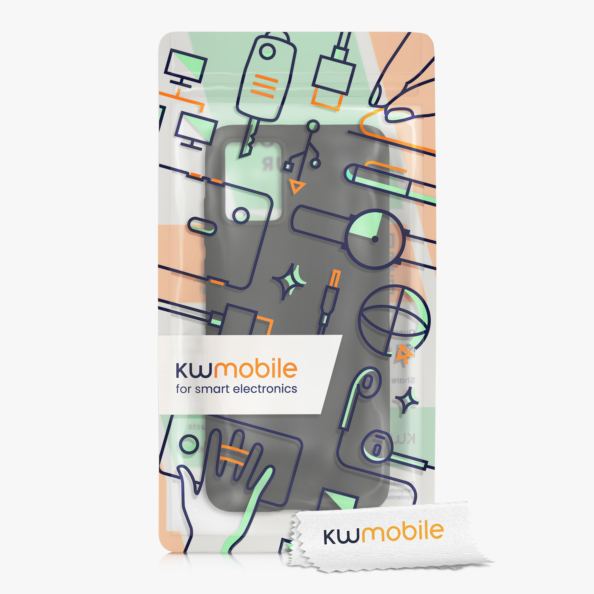 TPU kryt na mobil Motorola Edge 30 Neo kwmobile TPU matně černý