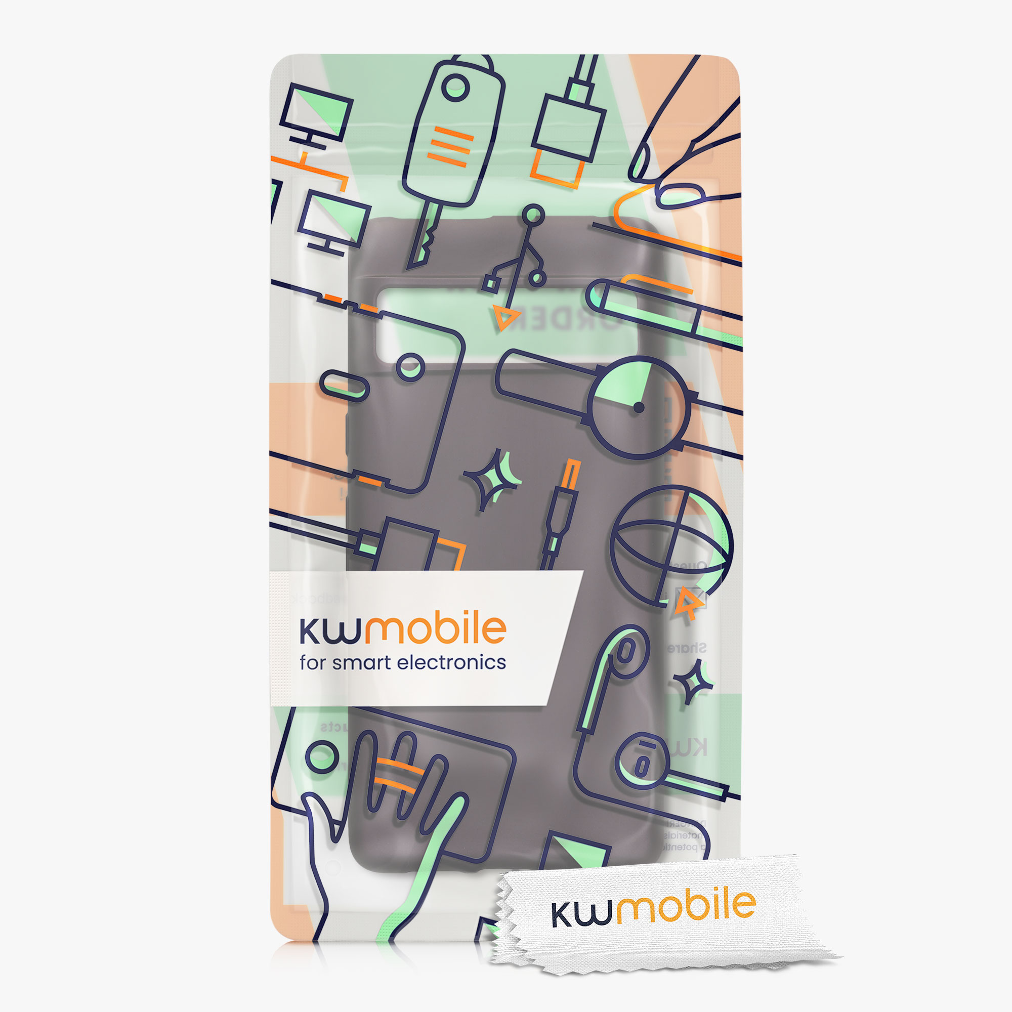 Metalický kryt kwmobile pro Google Pixel 7 - metallic berry