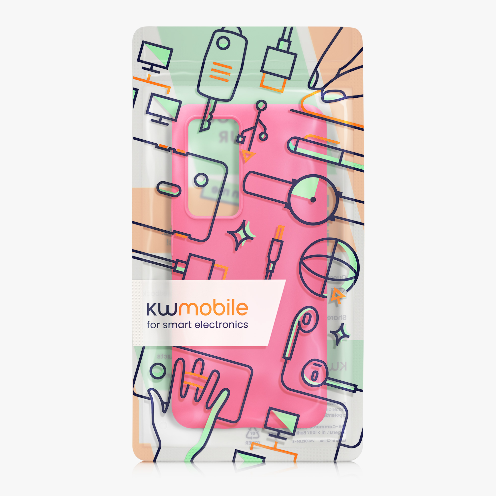 Kryt na mobil Xiaomi 12T / 12T Pro kwmobile neonově růžová
