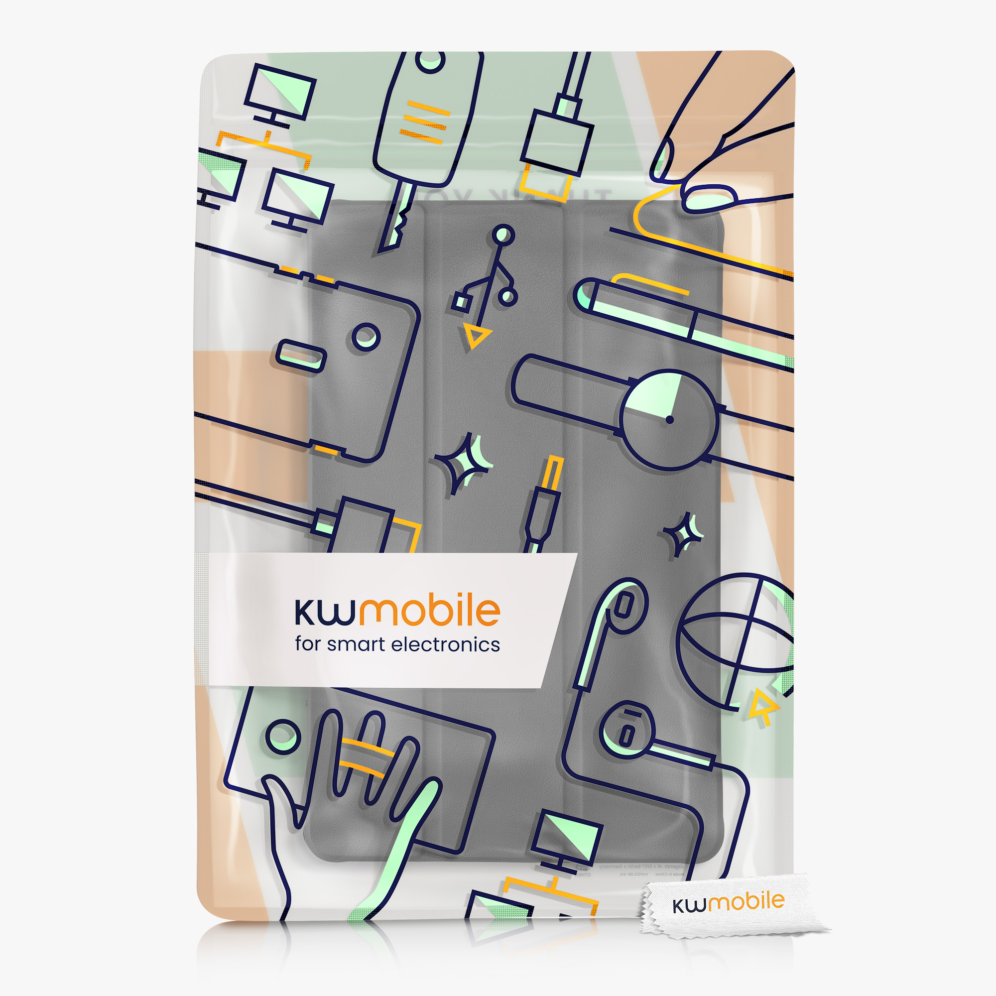 Pouzdro na tablet HONOR Pad 8 kwmobile - antracitová