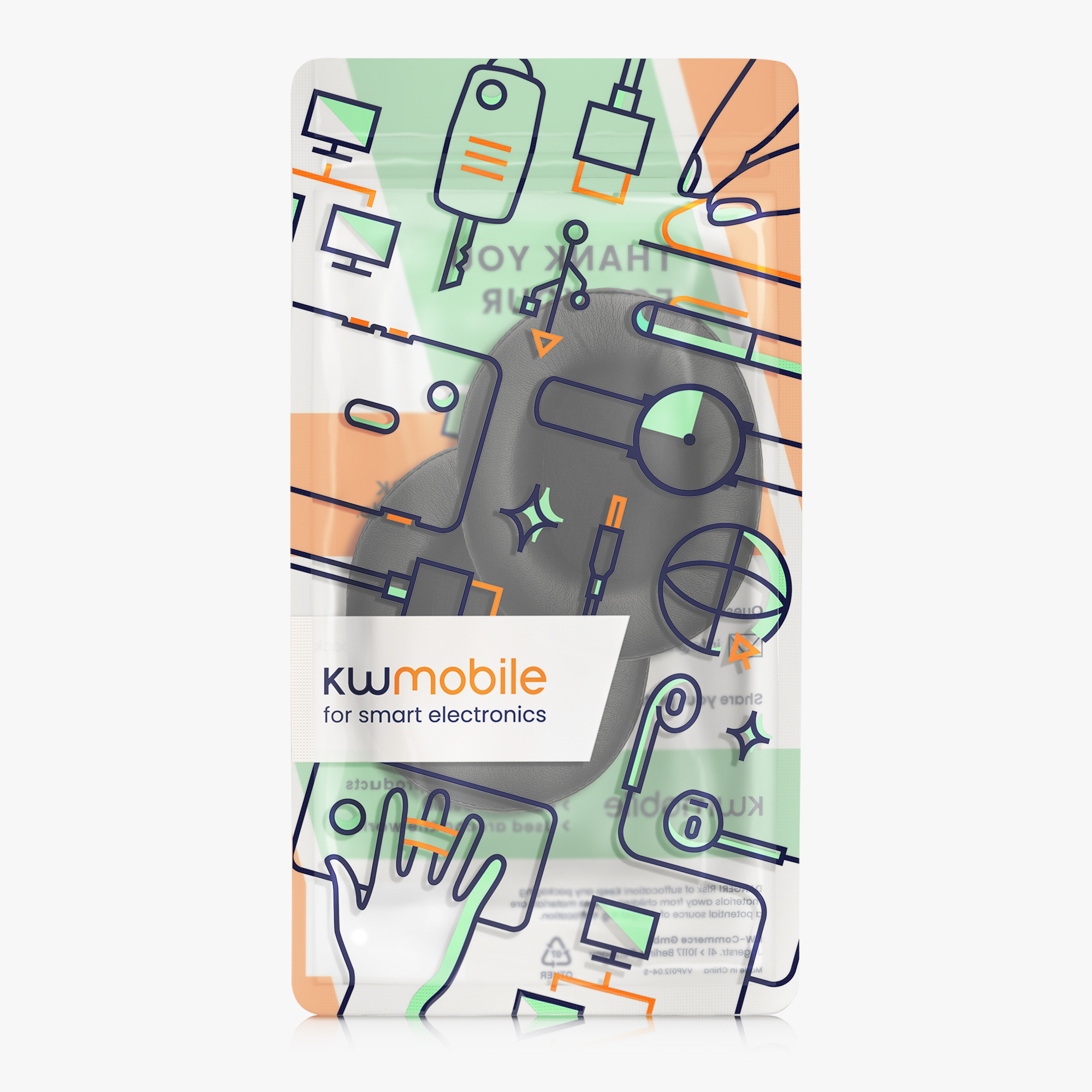 2x Náušníky na sluchátka kwmobile pro Kingston HyperX Cloud Stinger / Cloud… - černá