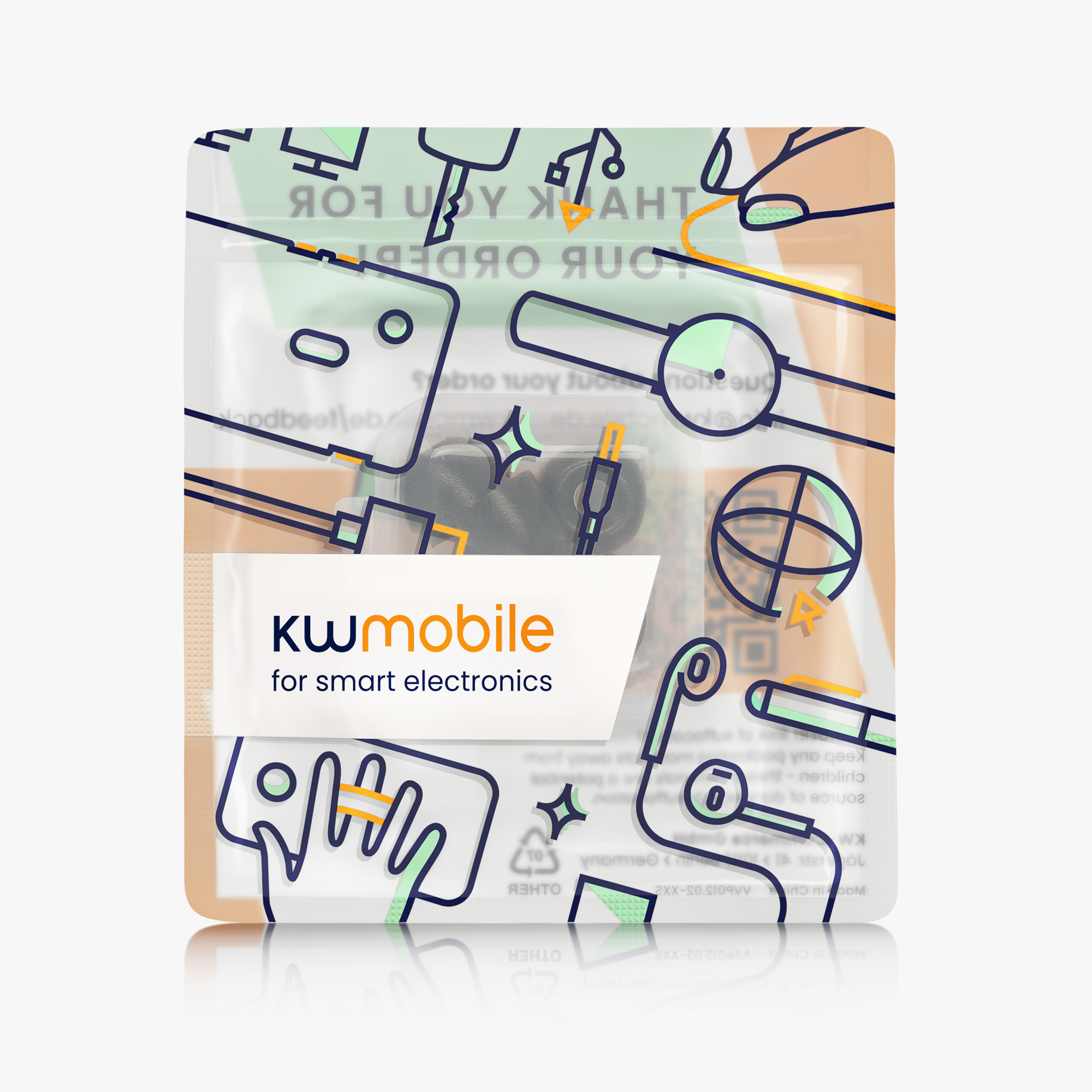 Náhradní špunty kwmobile pro Sony WF-1000XM4, 3 velikosti, 6 ks