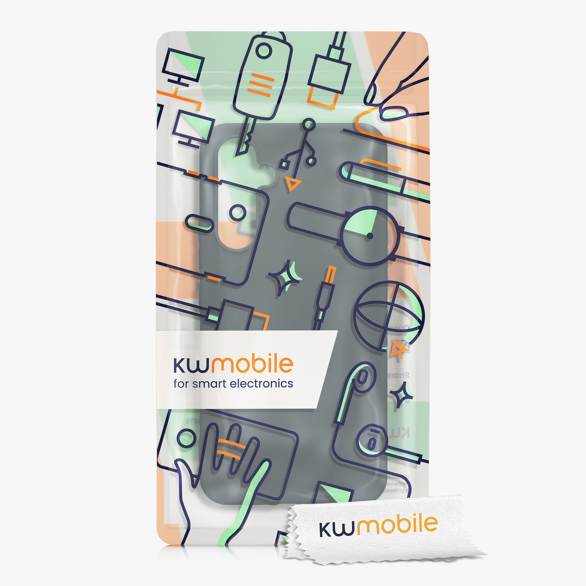 Kryt na mobil Samsung Galaxy A54 5G kwmobile TPU Tmavě břidlicová