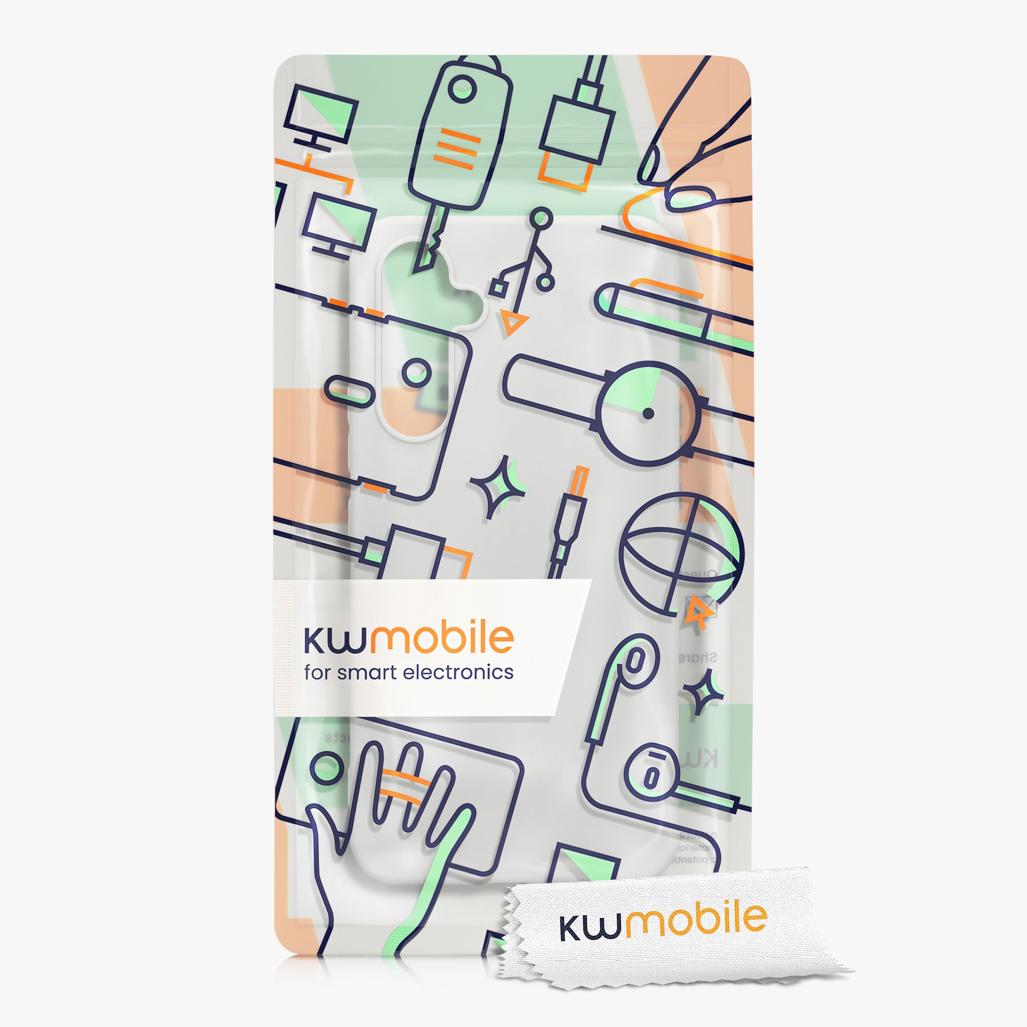 Kryt na mobil Samsung Galaxy A54 5G kwmobile TPU Matná bílá