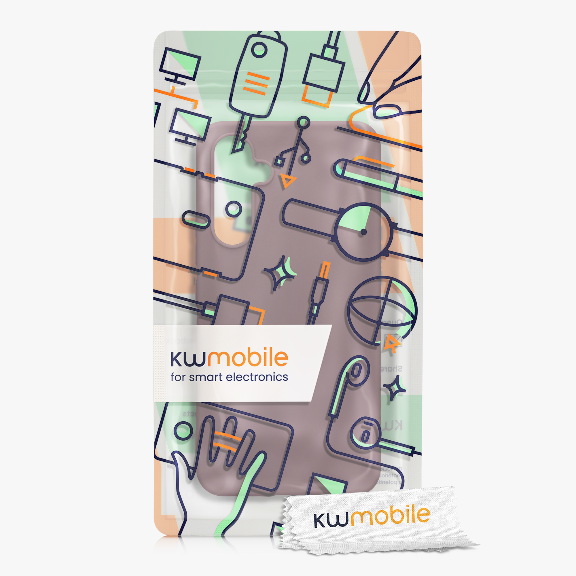 Kryt na mobil Samsung Galaxy A54 5G kwmobile TPU Hroznová fialová