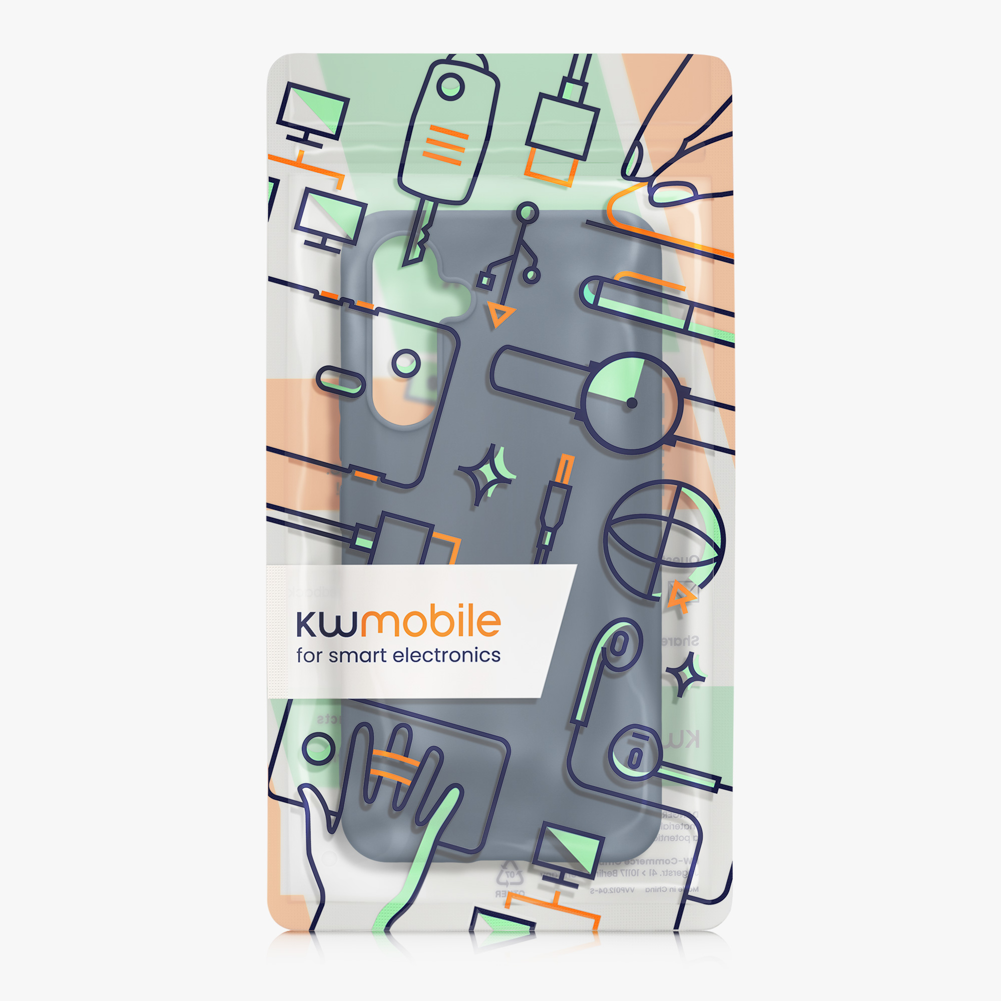 Kryt na mobil Samsung Galaxy A54 5G kwmobile TPU Námořnická modrá