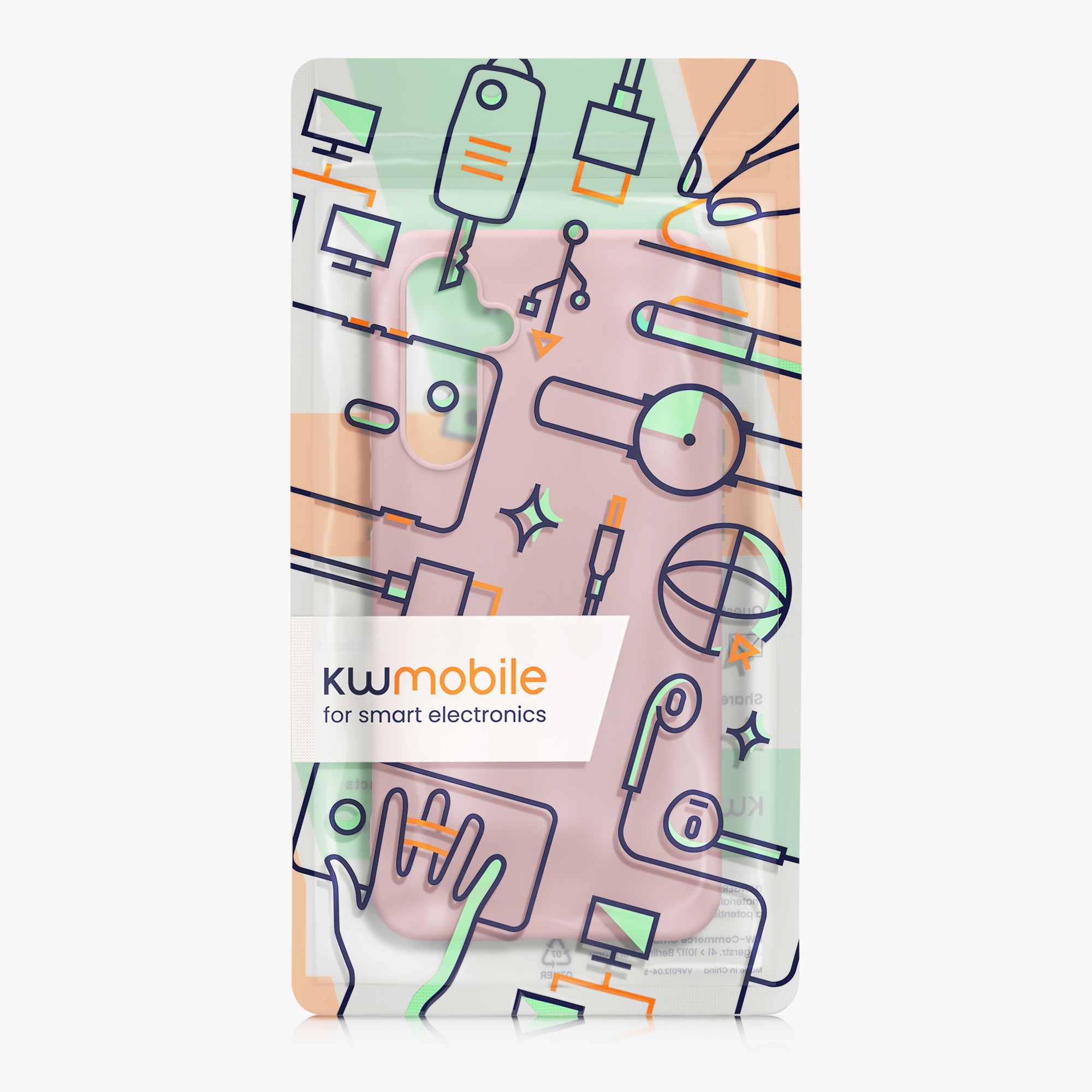 Kryt na mobil Samsung Galaxy A54 5G kwmobile TPU Starorůžová