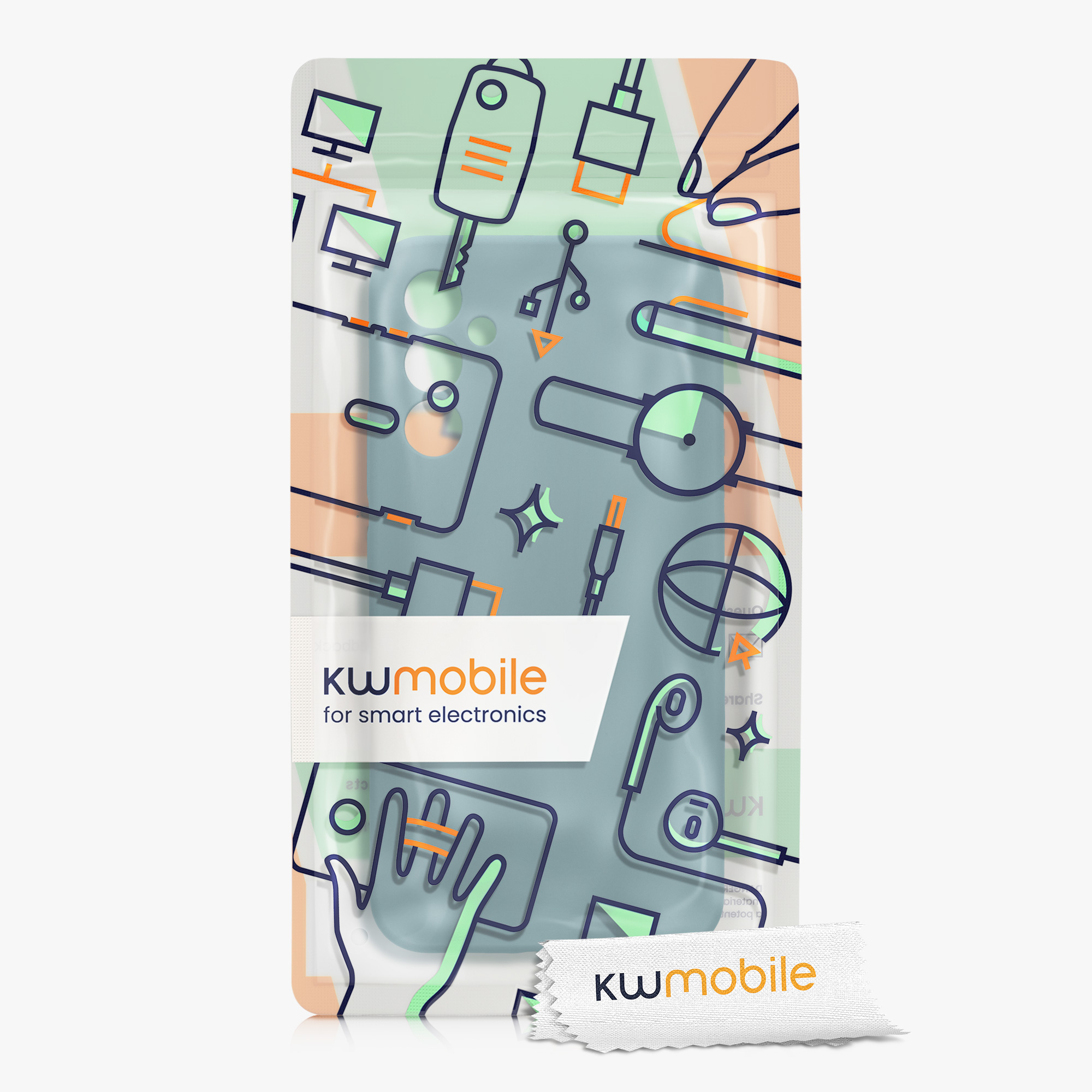 Matný kryt na mobil Samsung Galaxy A34 5G kwmobile Antique Stone