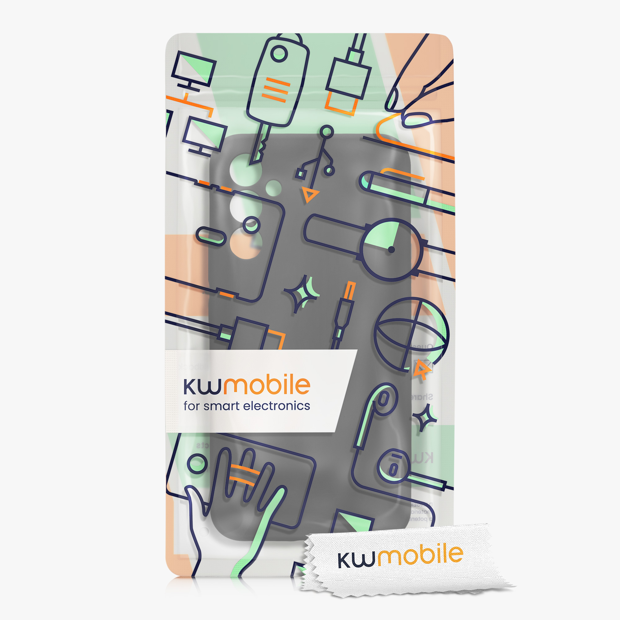 Matný kryt na mobil Samsung Galaxy A34 5G kwmobile matně černý