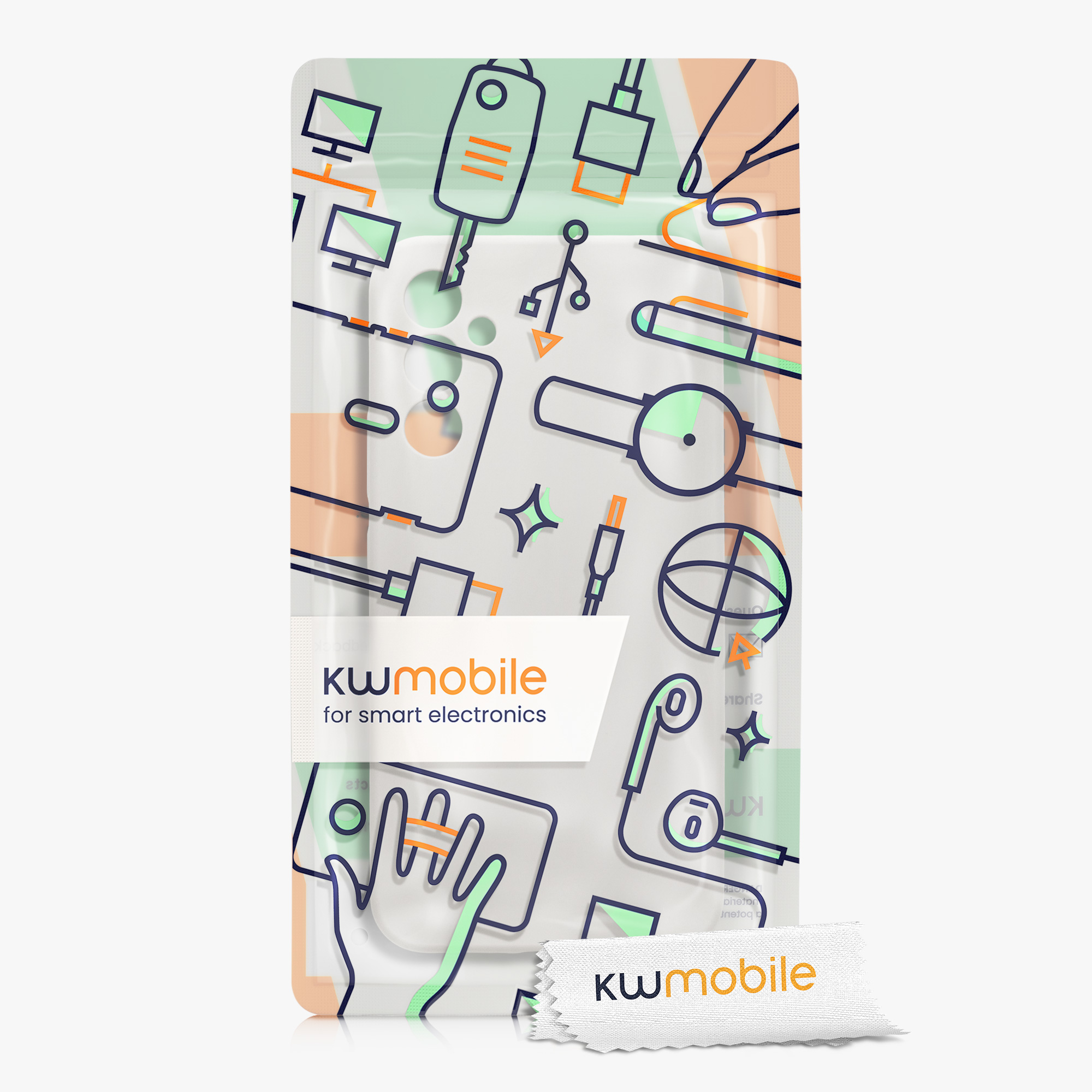 Matný kryt na mobil Samsung Galaxy A34 5G kwmobile matně bílý