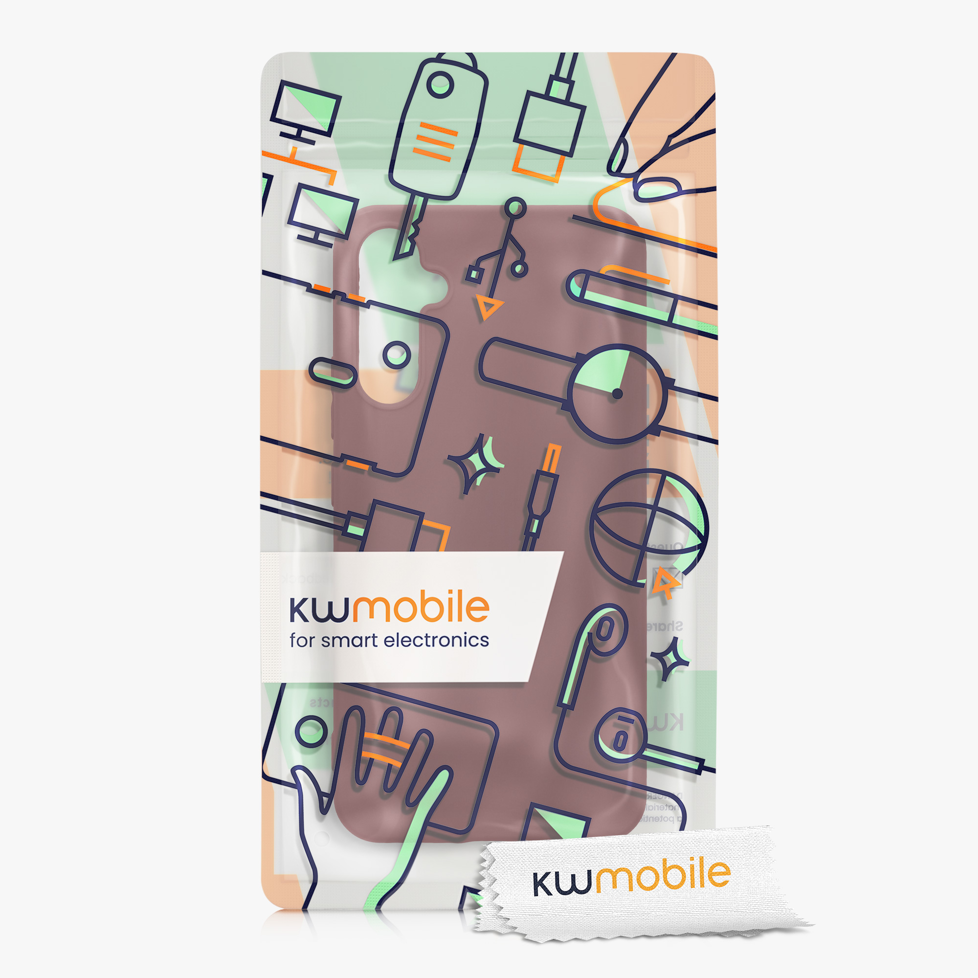 Kryt na mobil Samsung Galaxy A34 5G kwmobile TPU vínově fialový