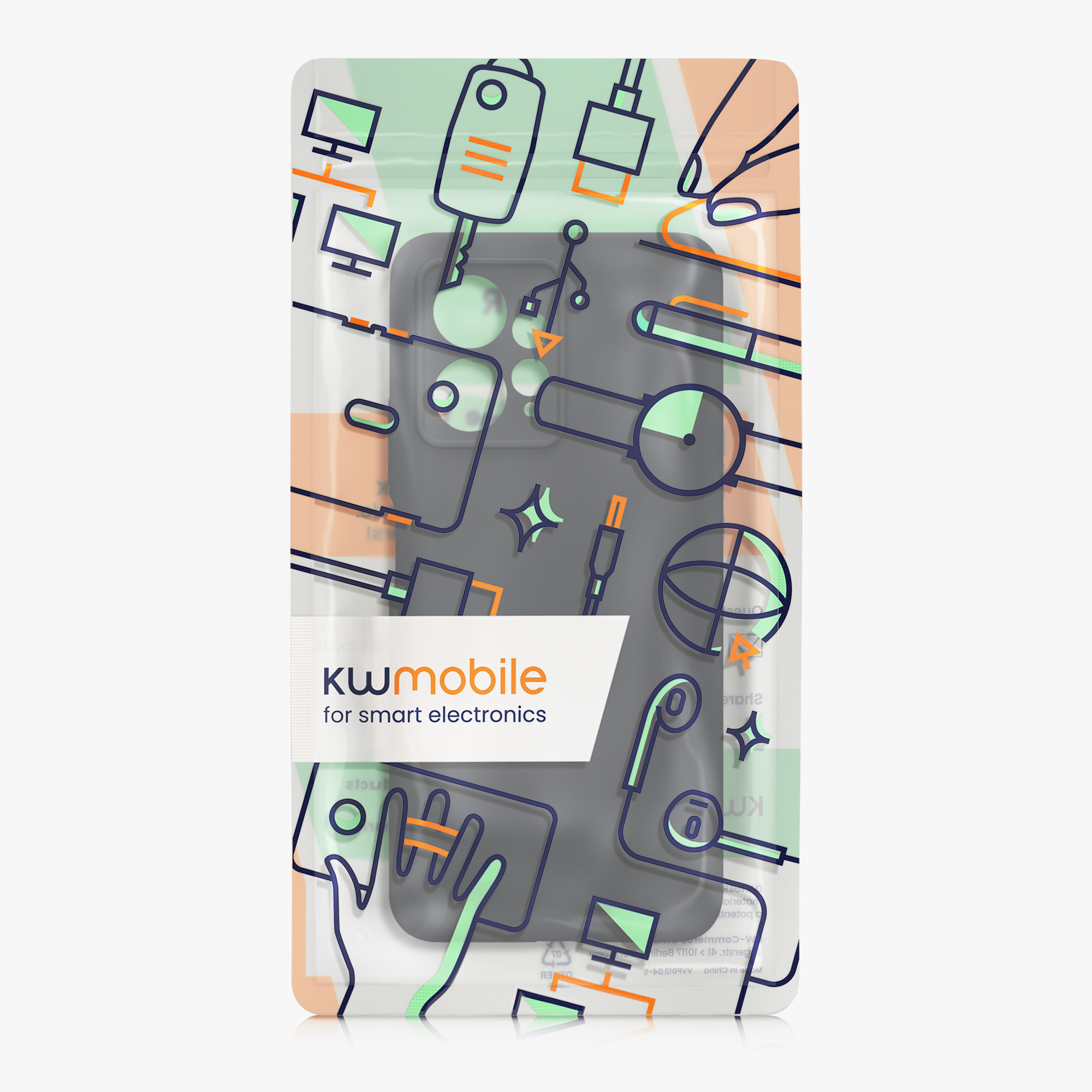 Kryt Xiaomi Redmi Note 12 (4G) silikonový TPU borůvková modrá kwmobile