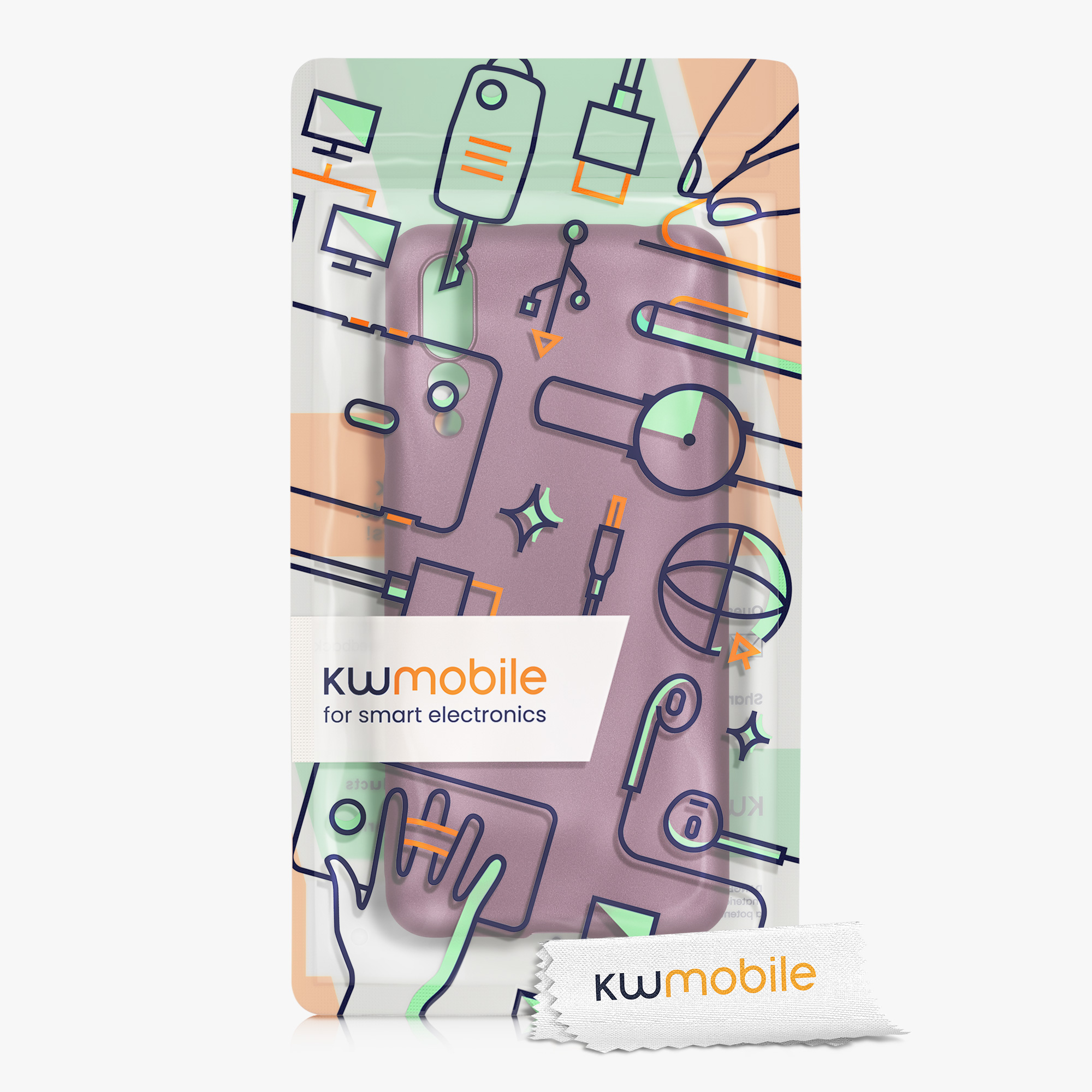 Kryt kwmobile Huawei P20 Pro, metalická levandulová