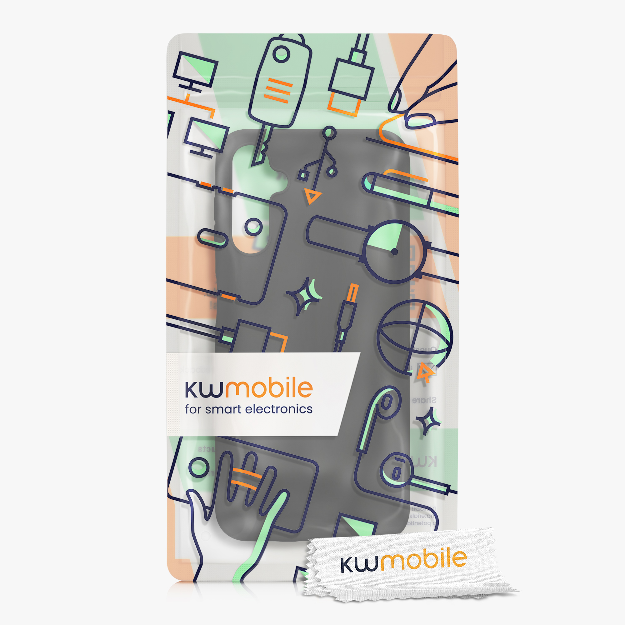 Kryt na mobil Samsung Galaxy A14 5G kwmobile TPU Černá