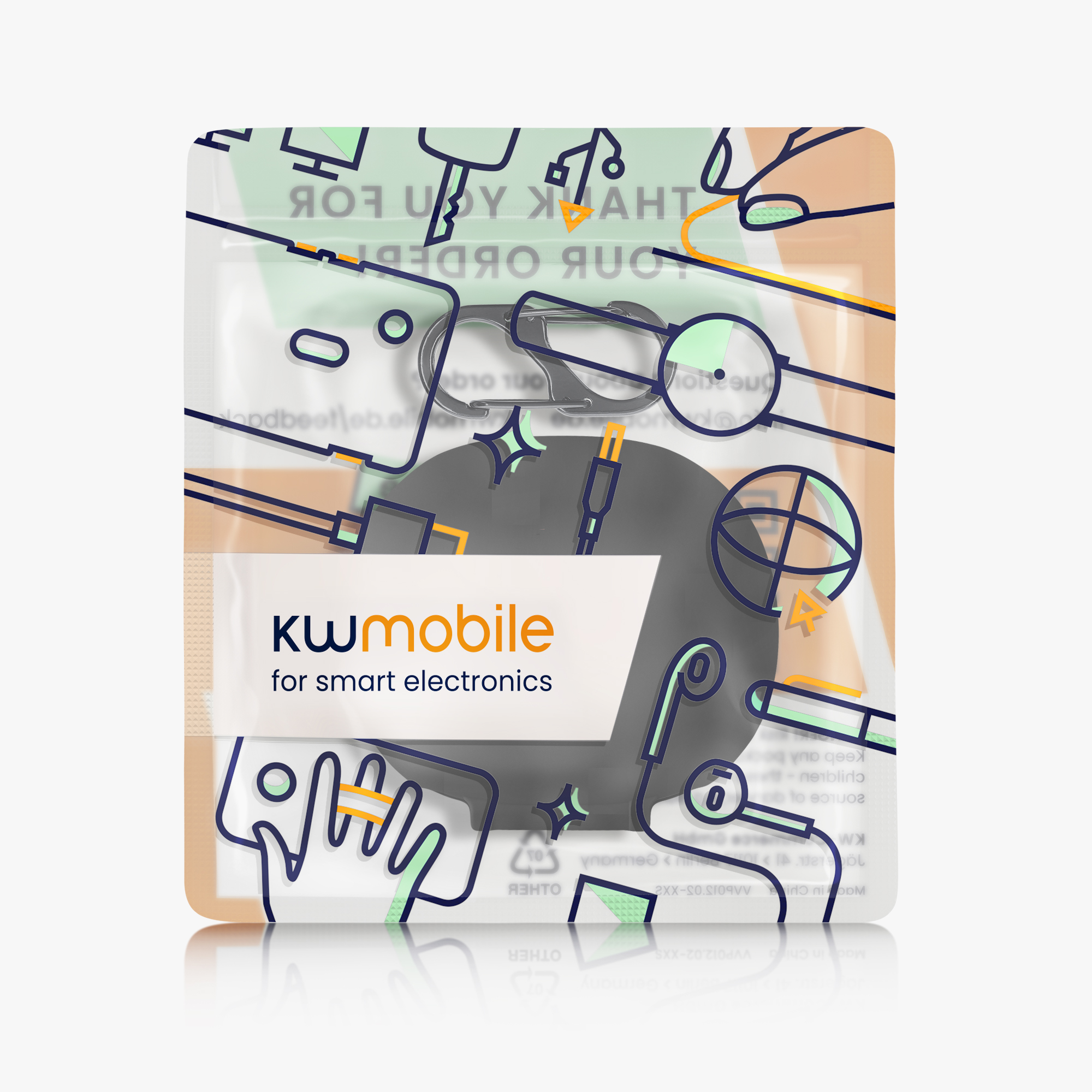Silikonový obal nabíjecí pouzdro sluchátka Xiaomi Redmi Buds 4 Lite černá kwmobile