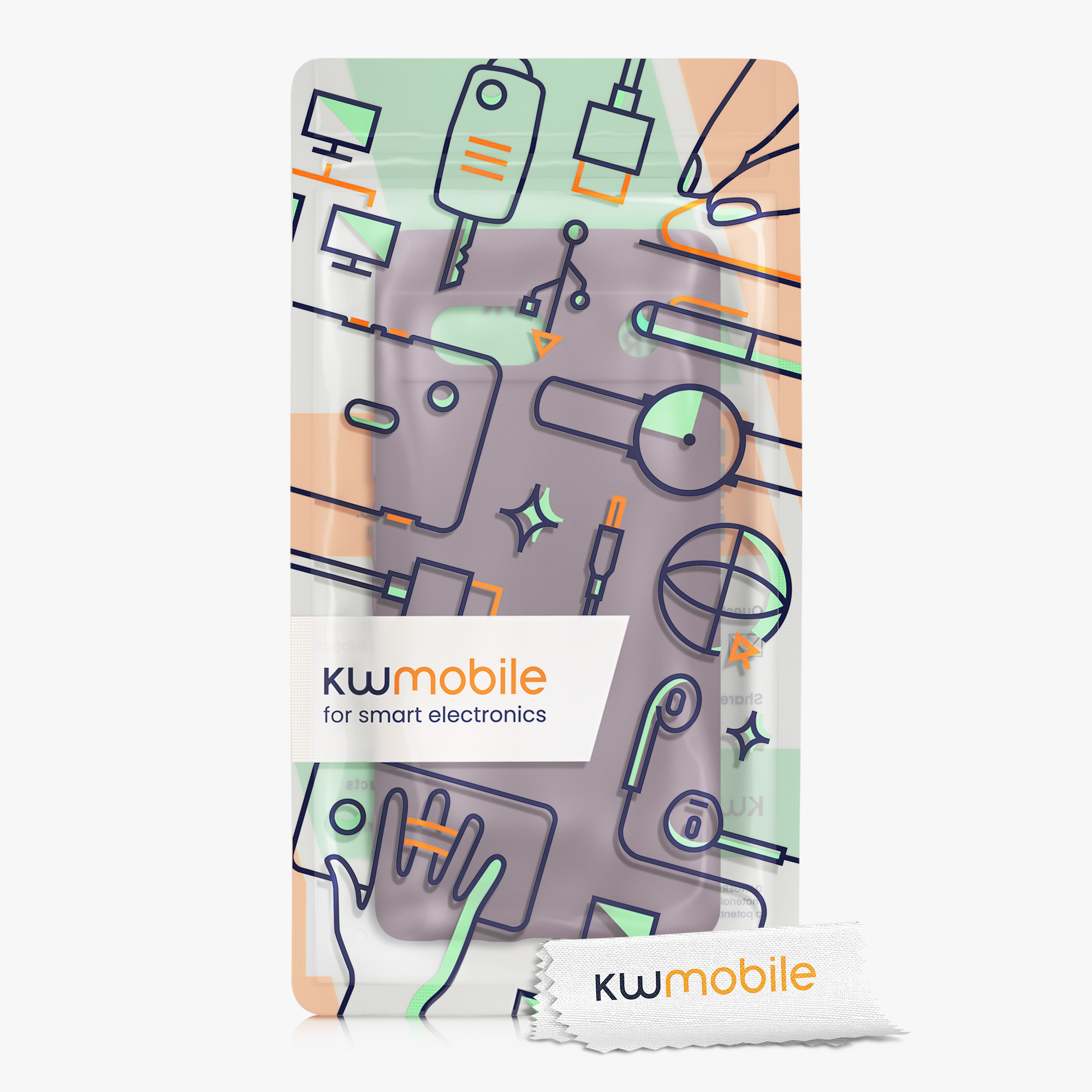TPU kryt kwmobile Google Pixel 7a - Pale Iris