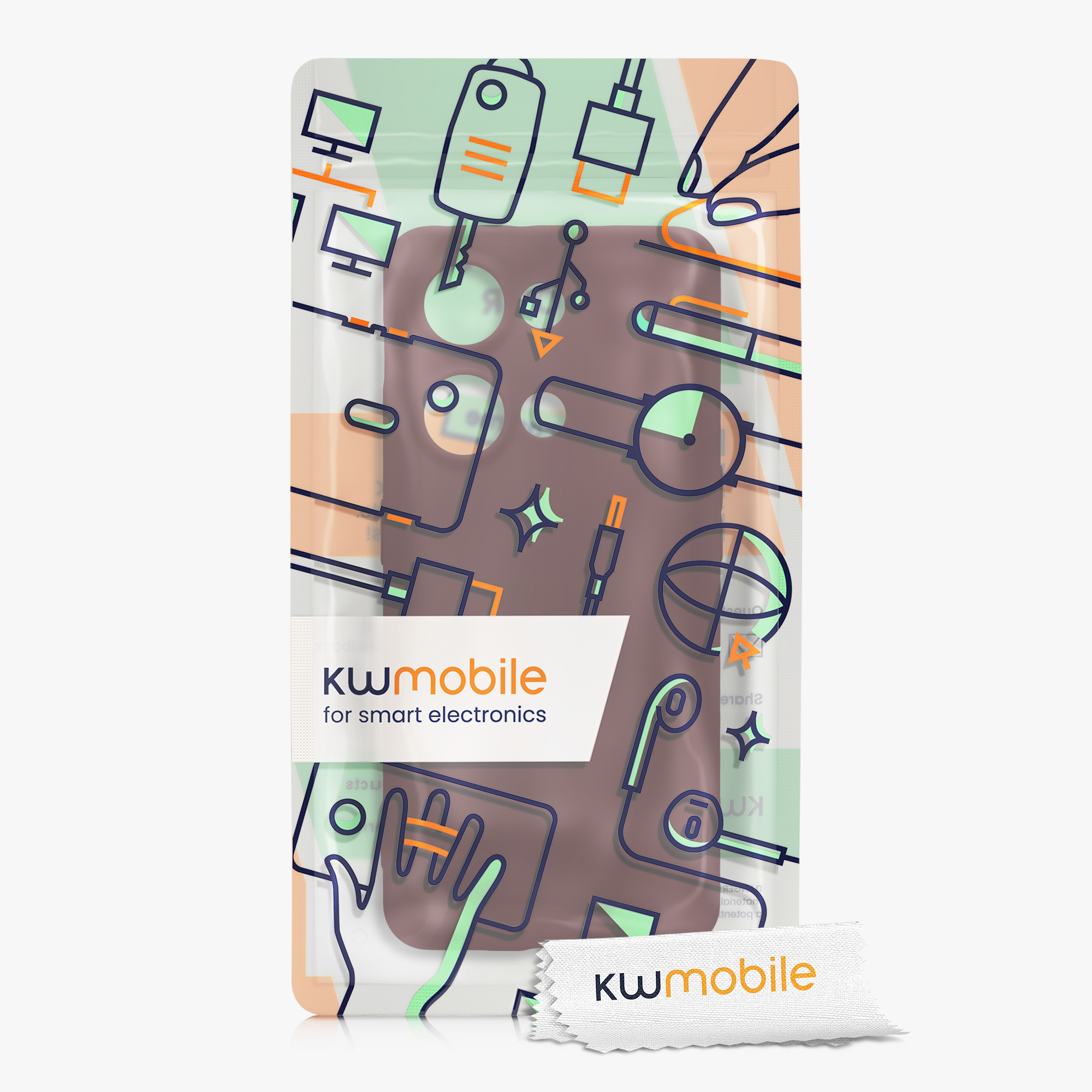 Kwmobile Silikonový kryt OnePlus Nord 3 5G tawny červená