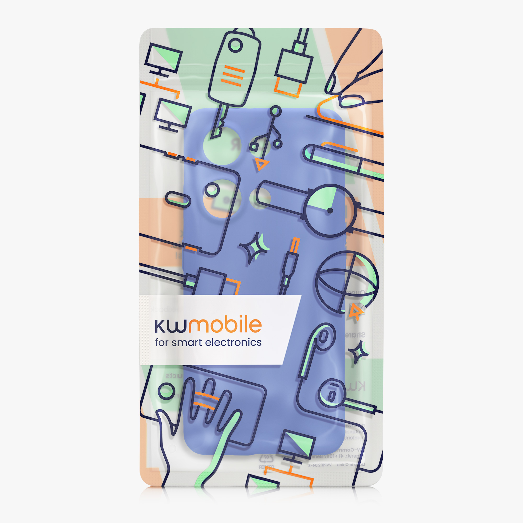Kwmobile Silikonový kryt OnePlus Nord 3 5G baltsky modrá