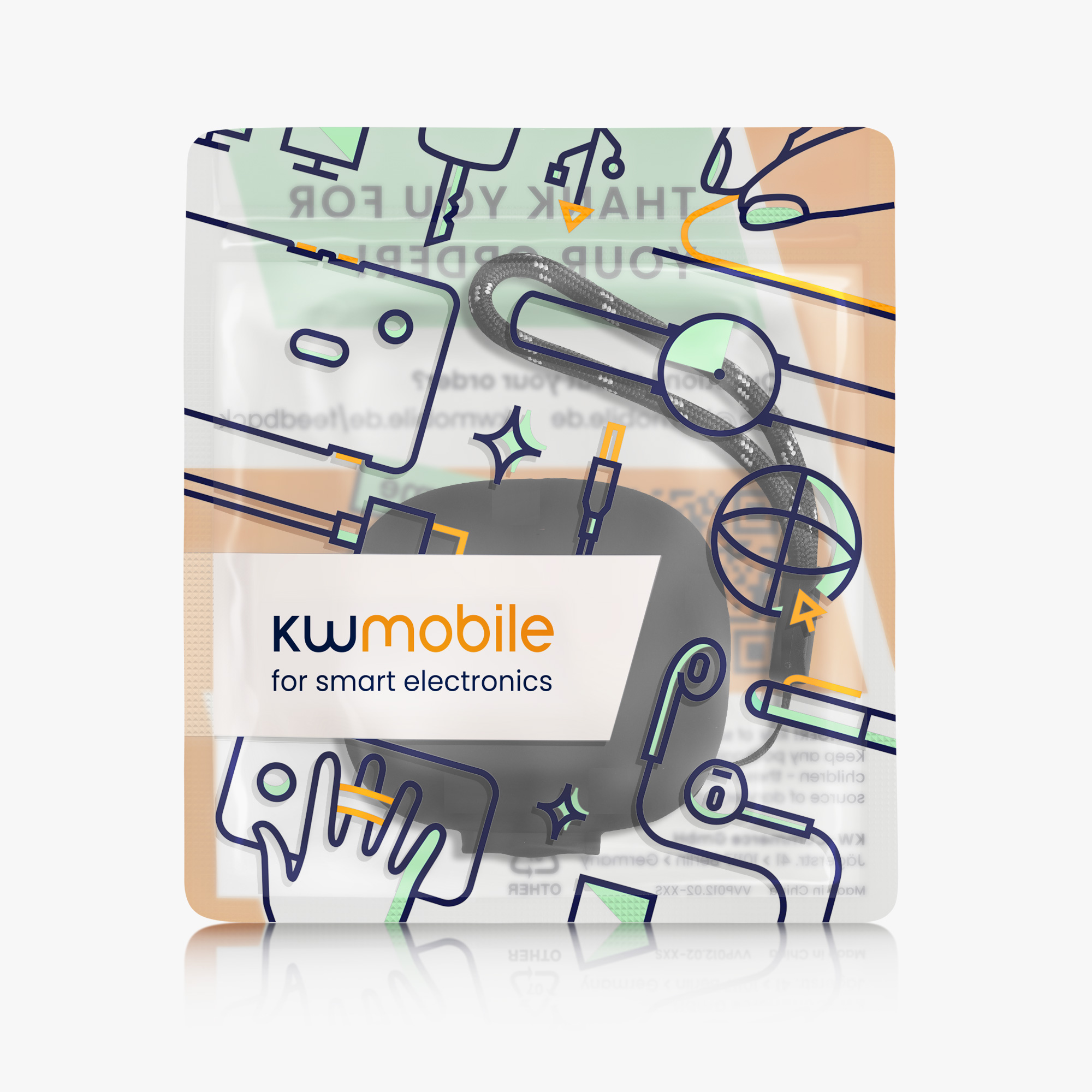 Pouzdro kwmobile pro Anker Soundcore P20i Case, černá