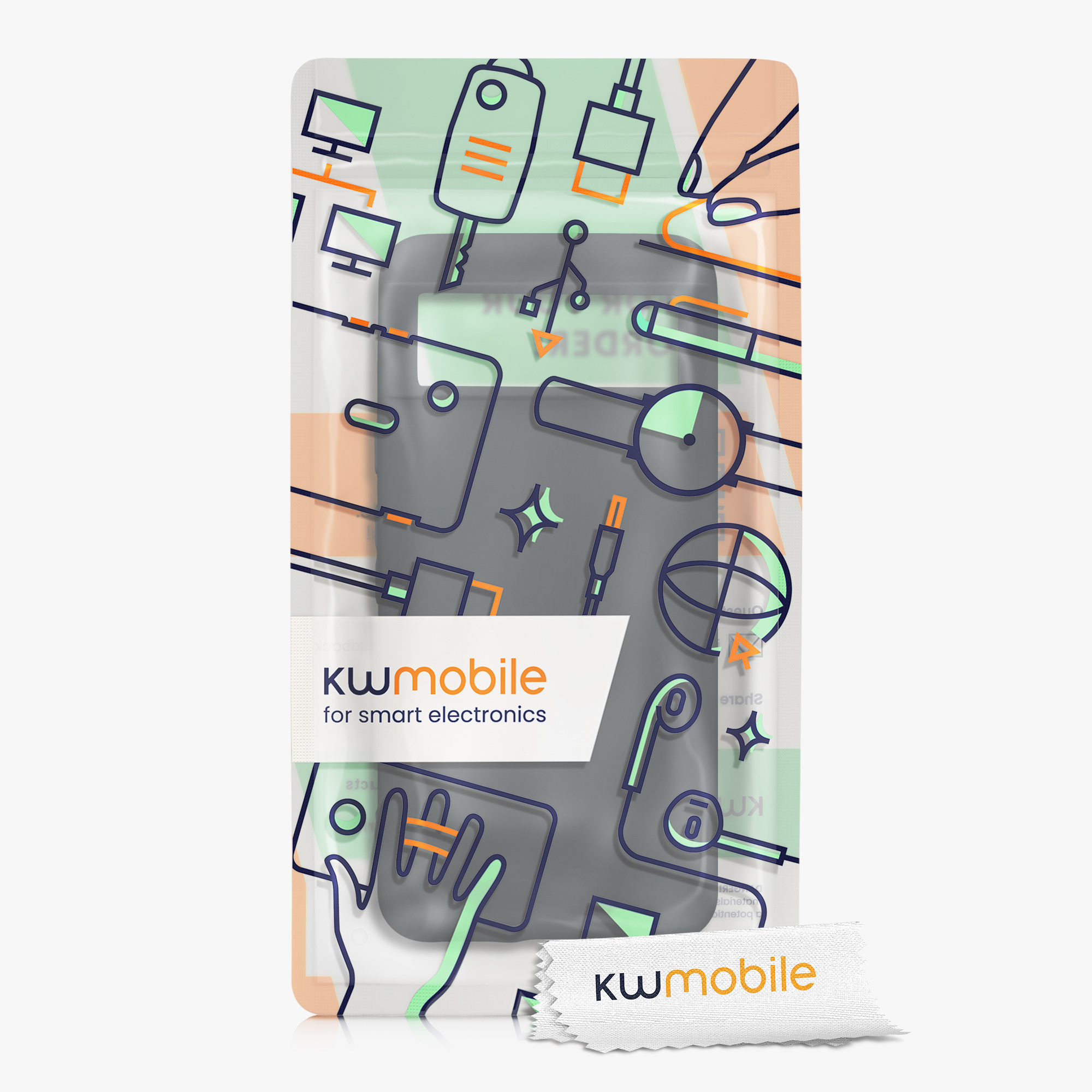 TPU kryt kwmobile Google Pixel 8 - Blueberry