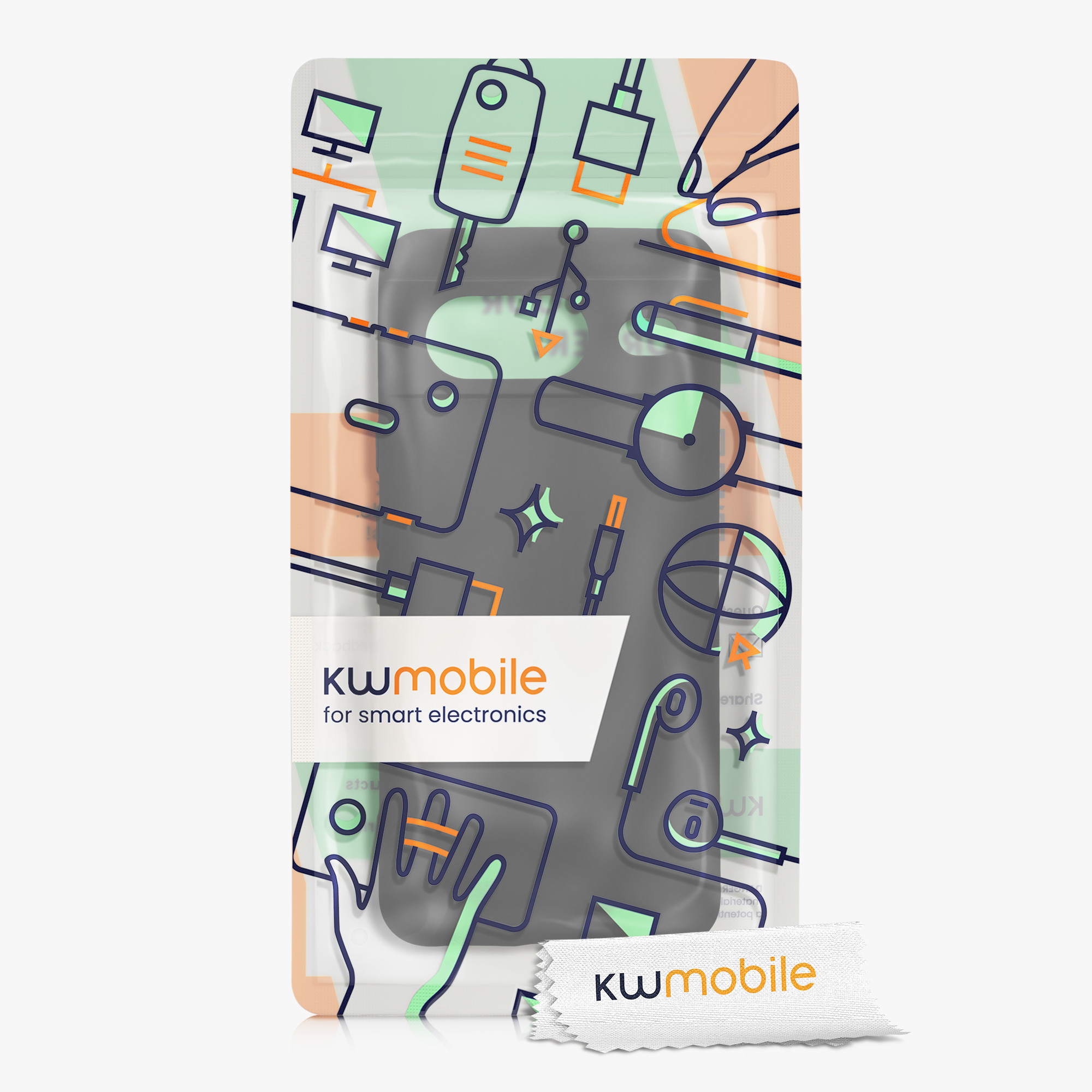 TPU kryt kwmobile Google Pixel 8 - černý