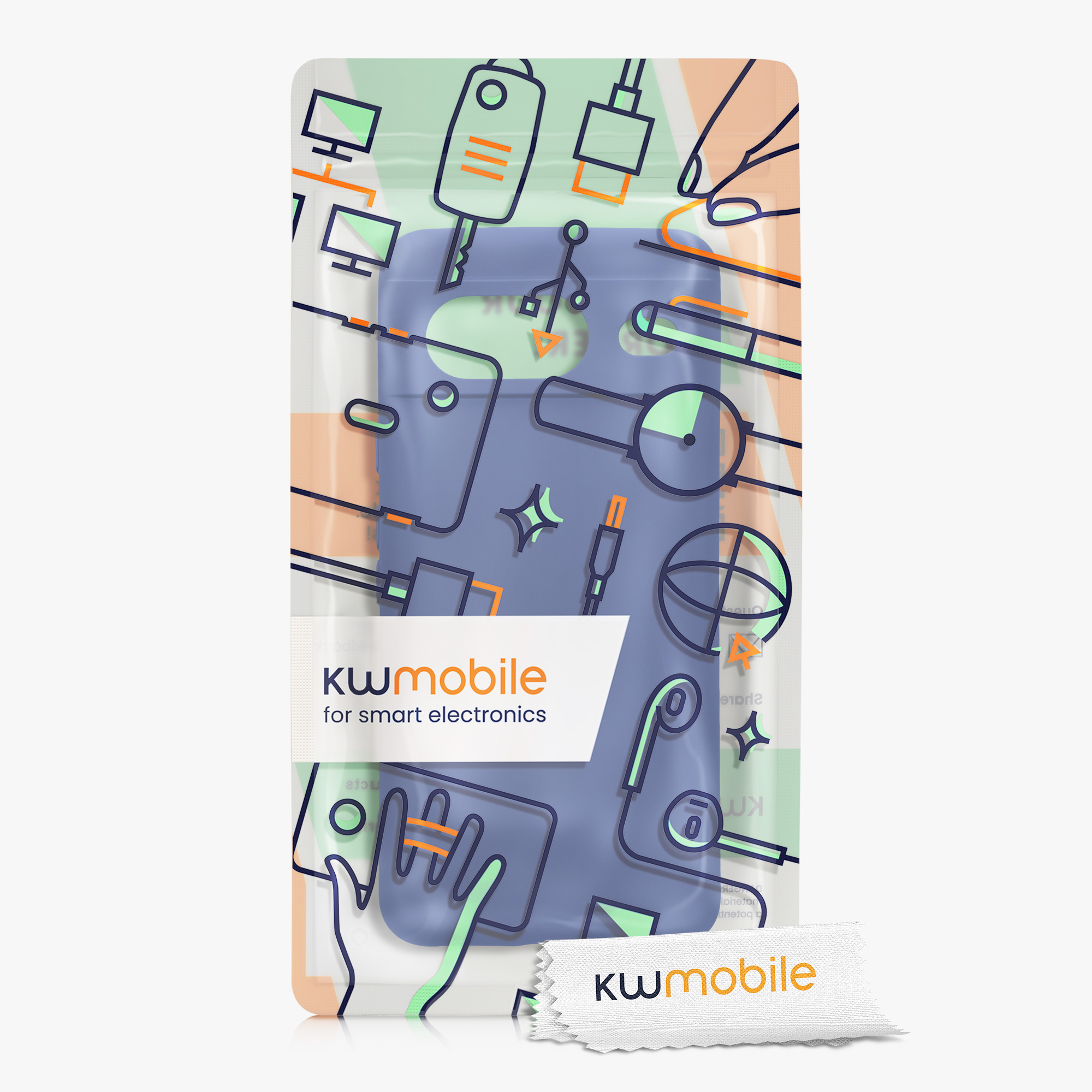 TPU kryt kwmobile Google Pixel 8 - Baltic Blue