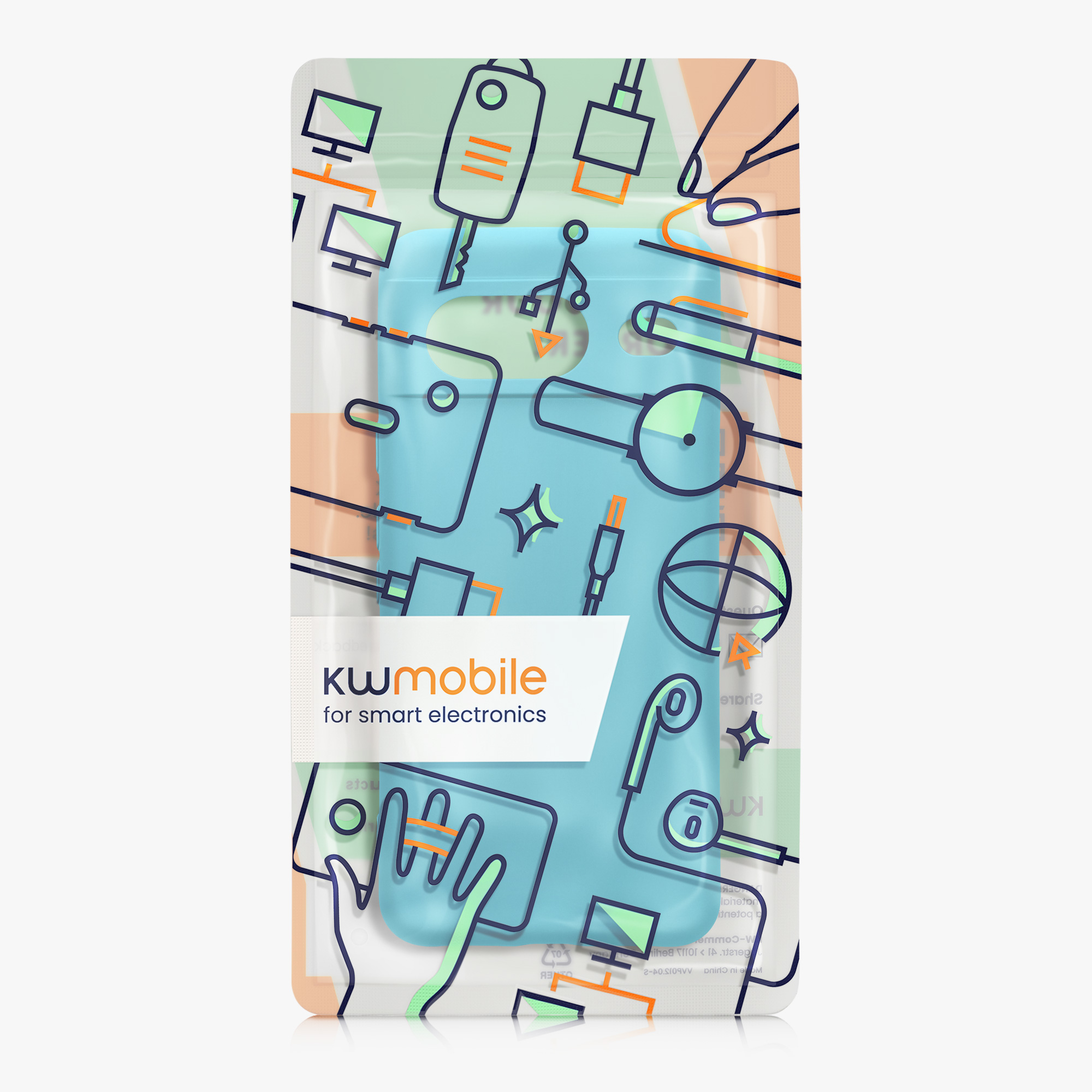 Kryt na mobil kwmobile pro Google Pixel 8 - Cool Glacier