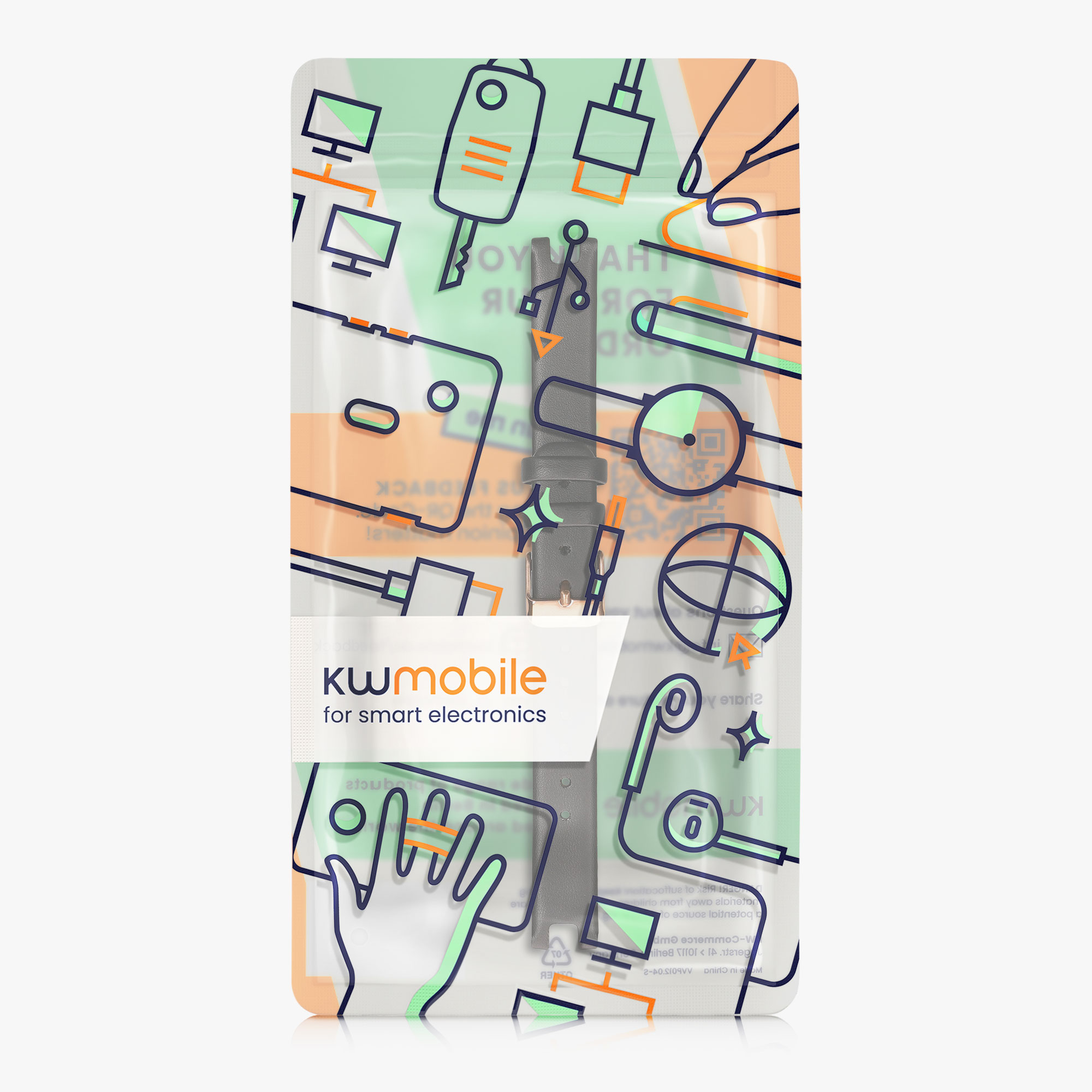 Řemínek kwmobile pro Garmin Lily Sport, černá