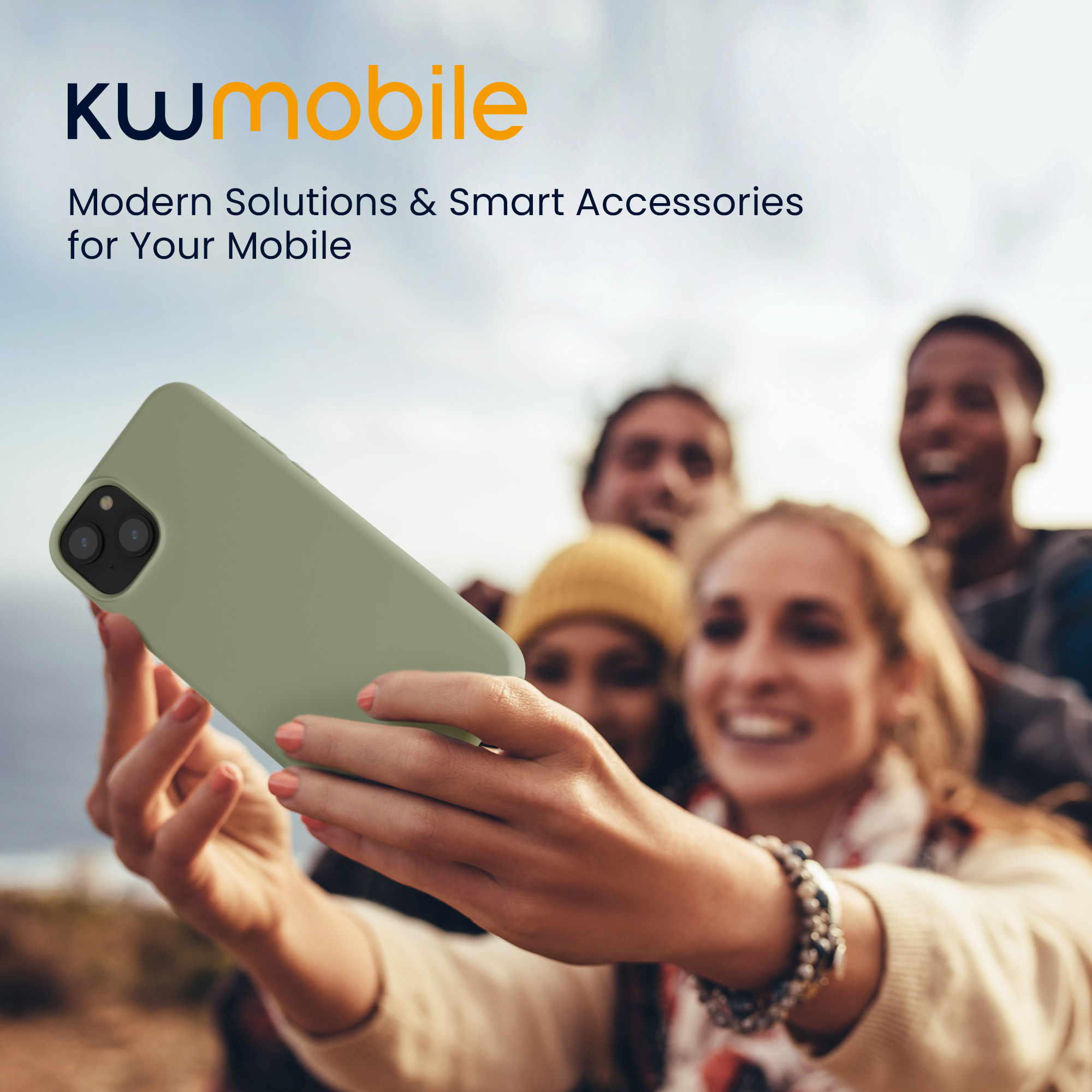 Kryt kwmobile TPU silikonový iPhone 15 zelená