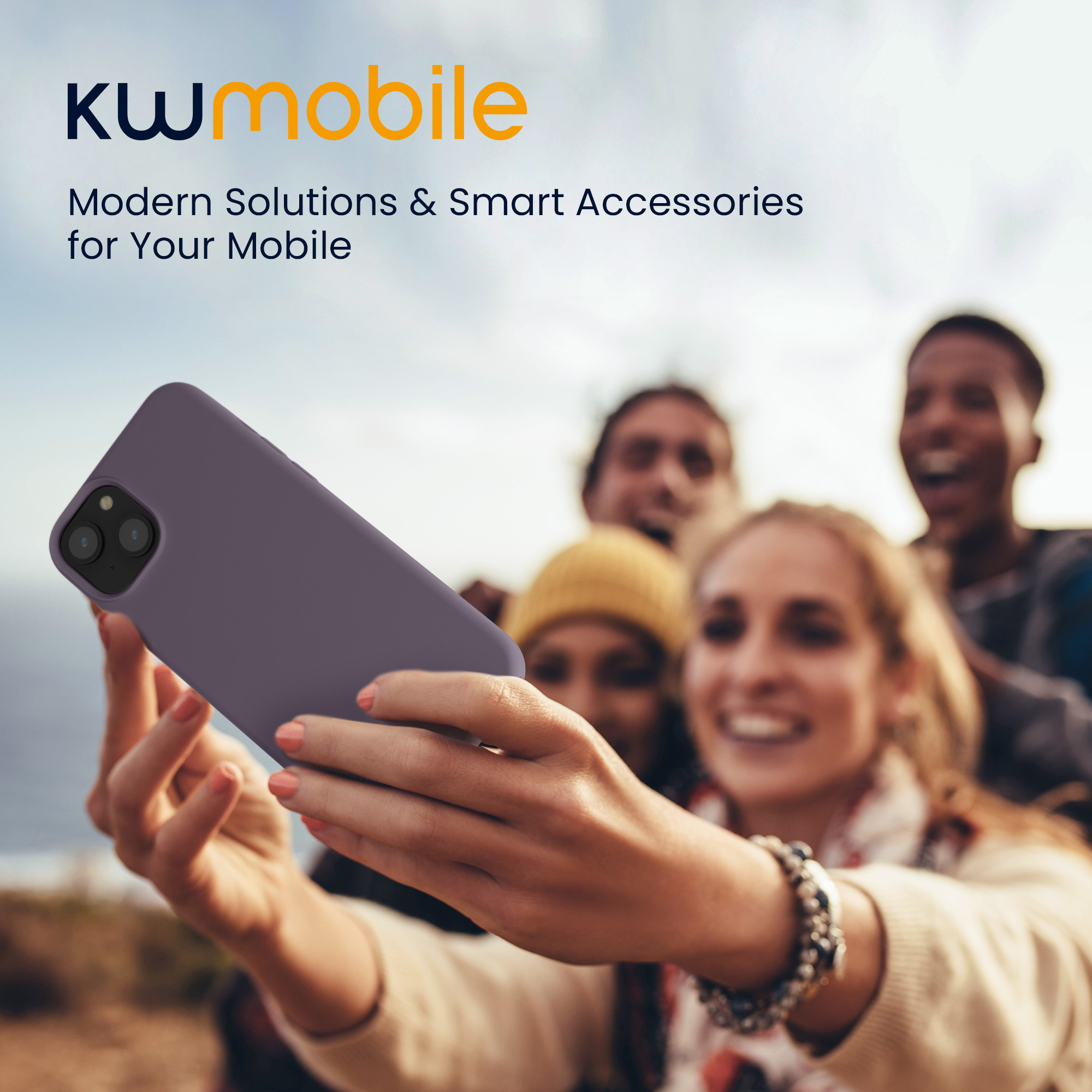 Kryt kwmobile TPU silikonový iPhone 15 Pale Iris