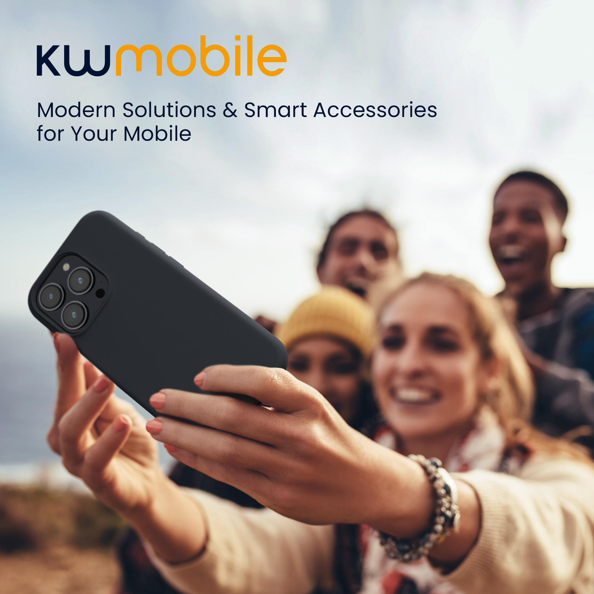 Kryt kwmobile TPU silikonový iPhone 15 Pro modrá Blueberry