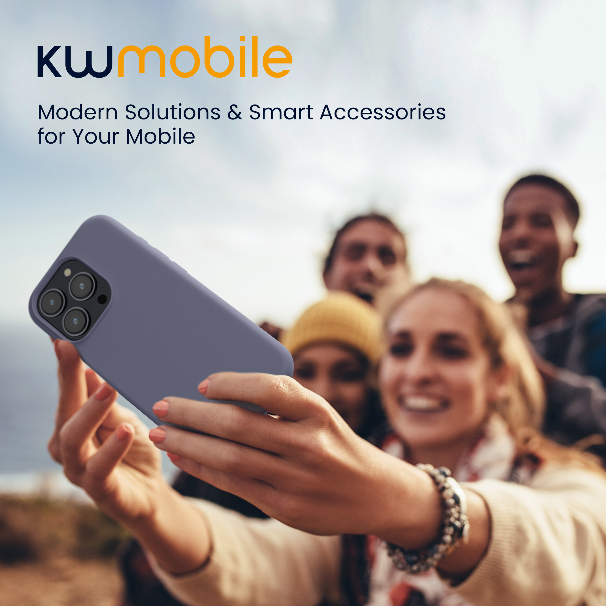 Silikonový kryt kwmobile pro iPhone 15 Pro - levandulově šedá