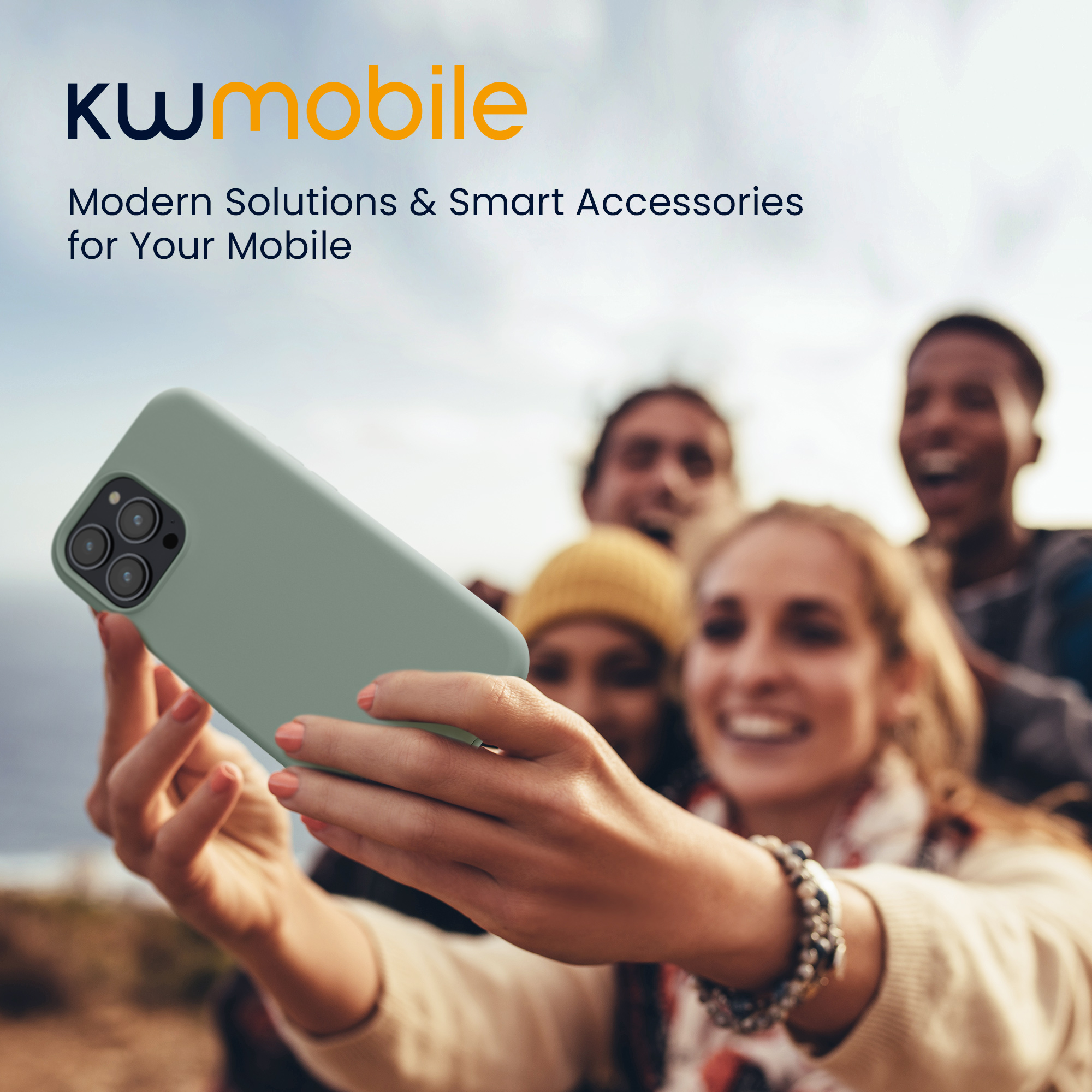 Silikonový kryt kwmobile pro iPhone 15 Pro Max - dešťově zelená