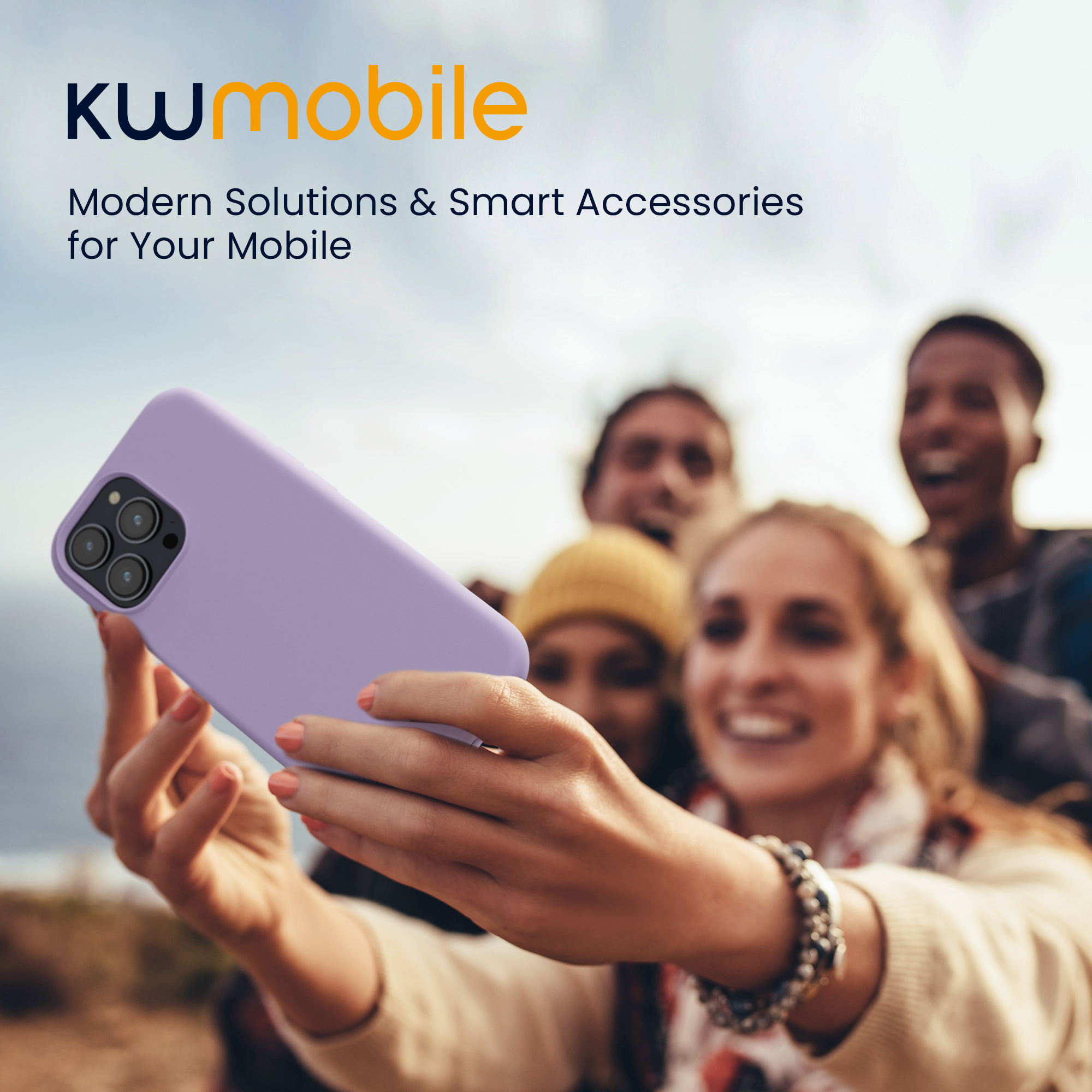 Silikonový kryt kwmobile pro iPhone 15 Pro Max - fialová