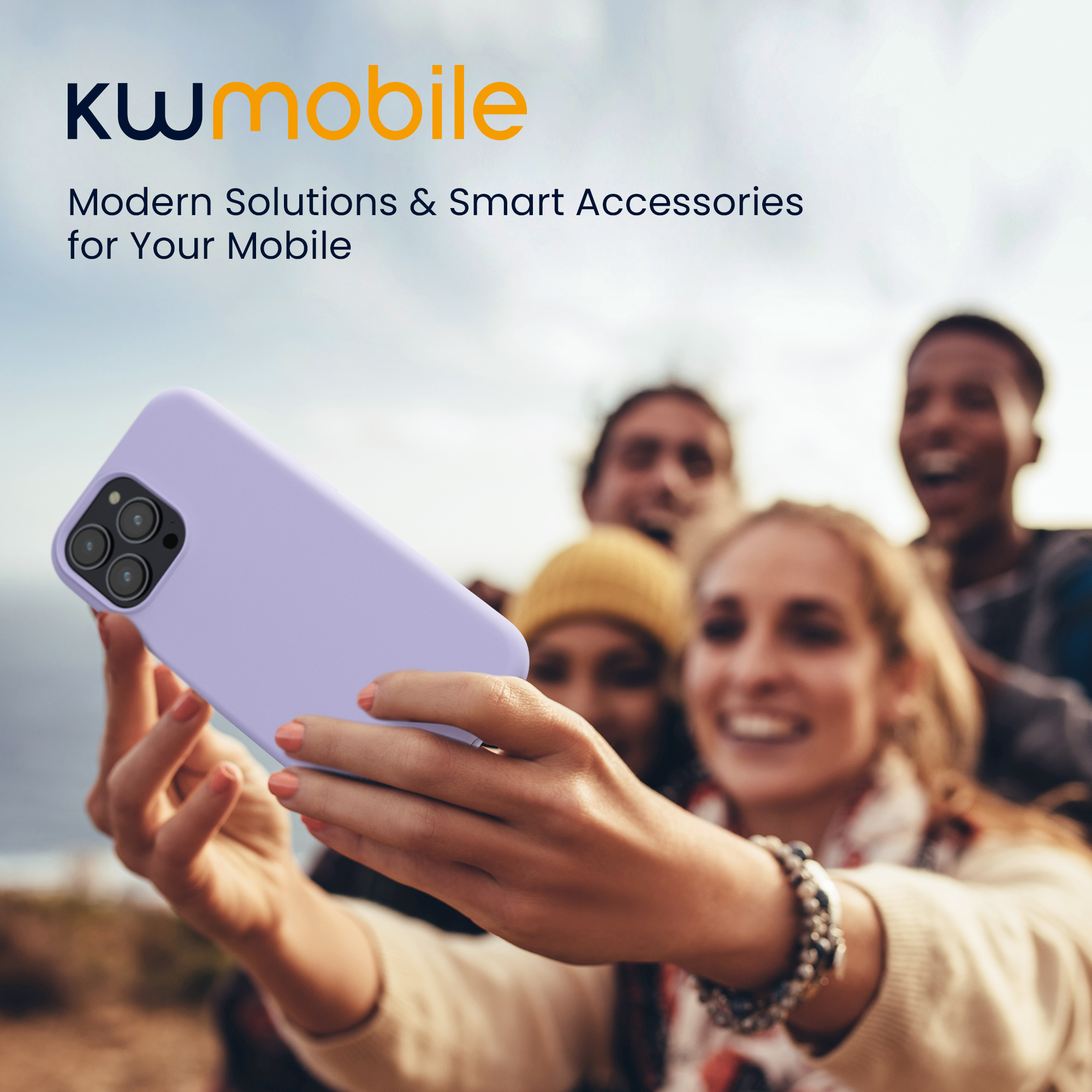 Silikonový kryt kwmobile pro iPhone 15 Pro Max - levandulová