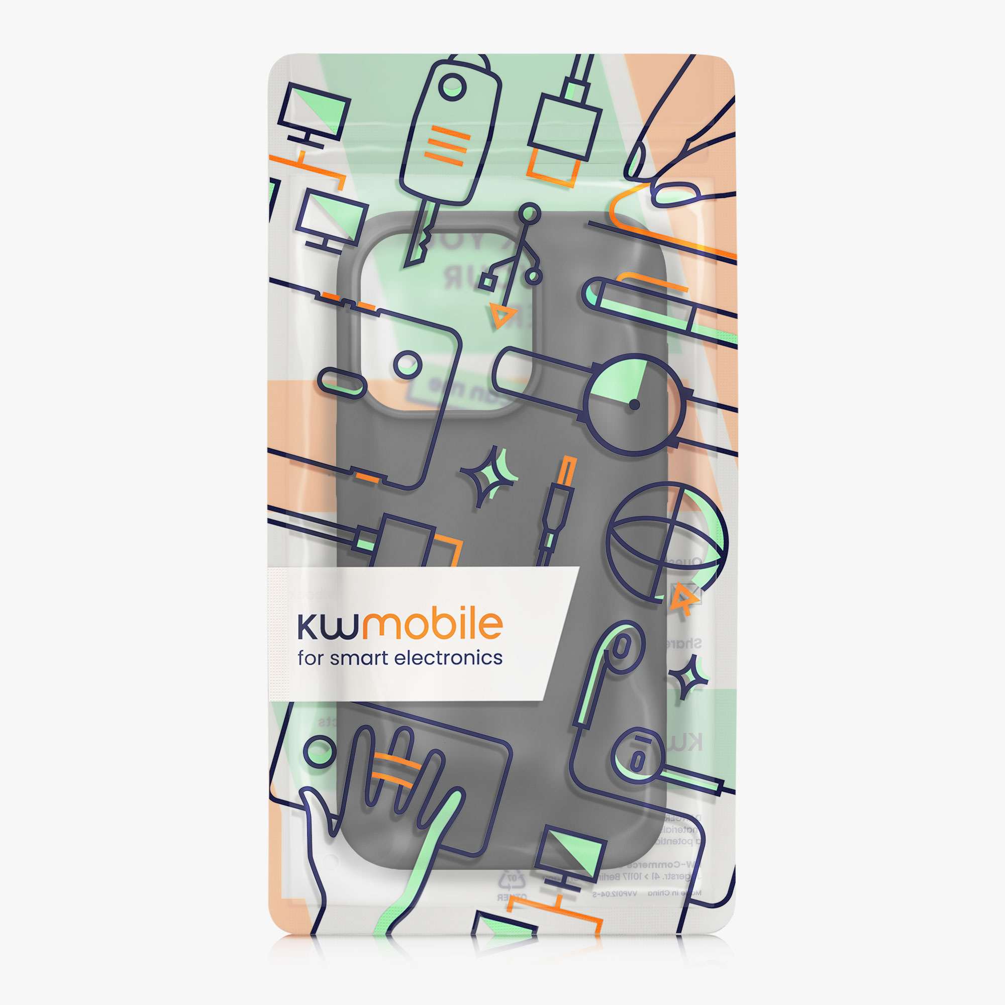 Silikonový kryt kwmobile pro iPhone 15 Pro Max - matná černá