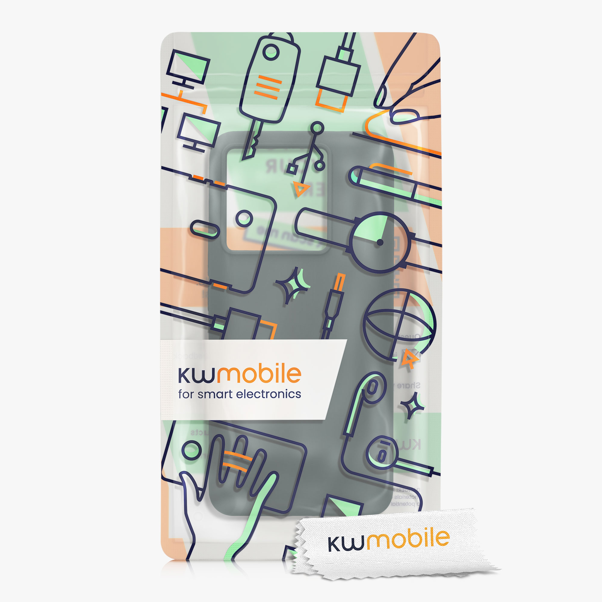 Kryt na mobil Xiaomi 13T / 13T Pro kwmobile mechově zelená