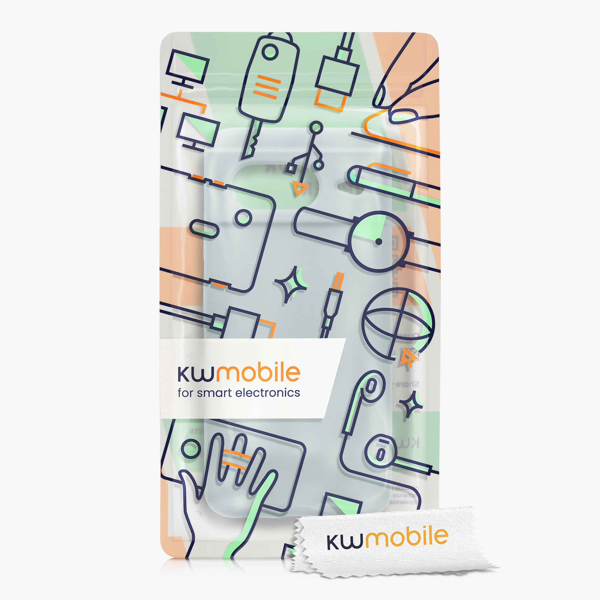 TPU kryt kwmobile Google Pixel 8 - Cool Mint