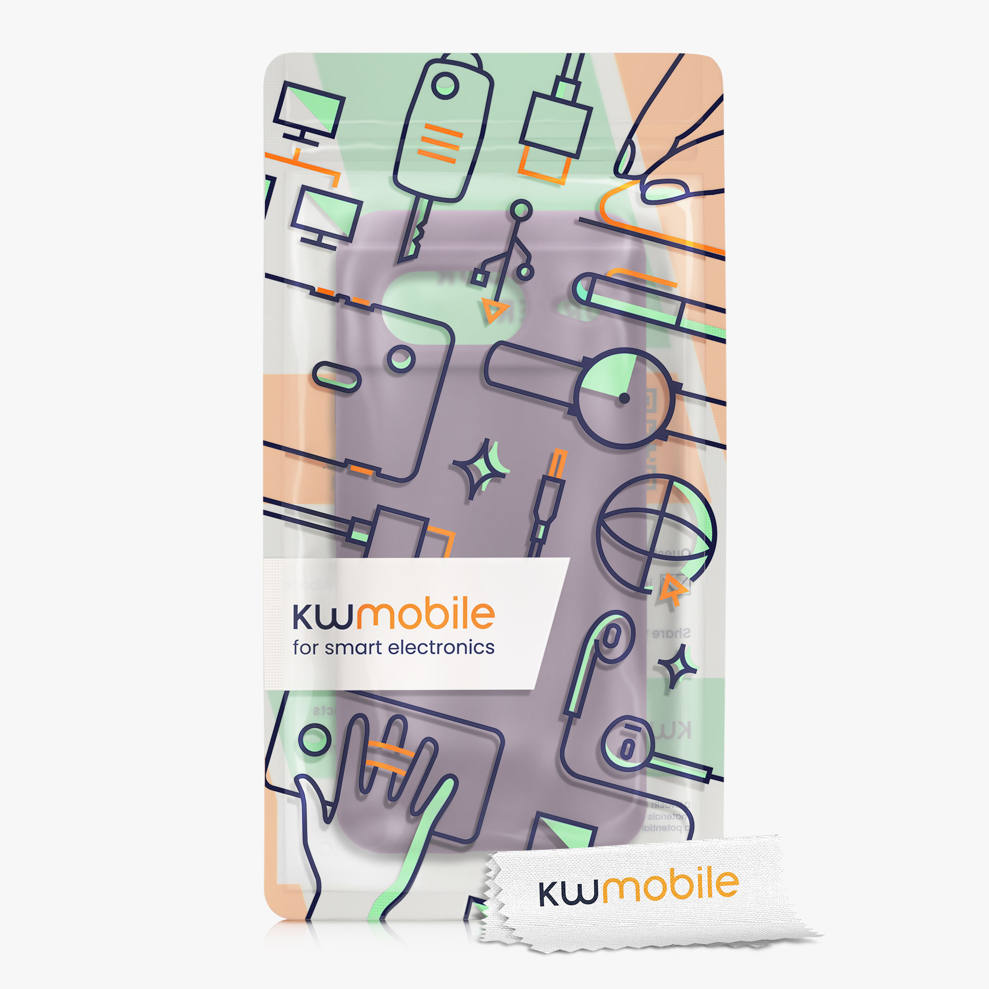 TPU kryt kwmobile Google Pixel 8 - Pale Iris