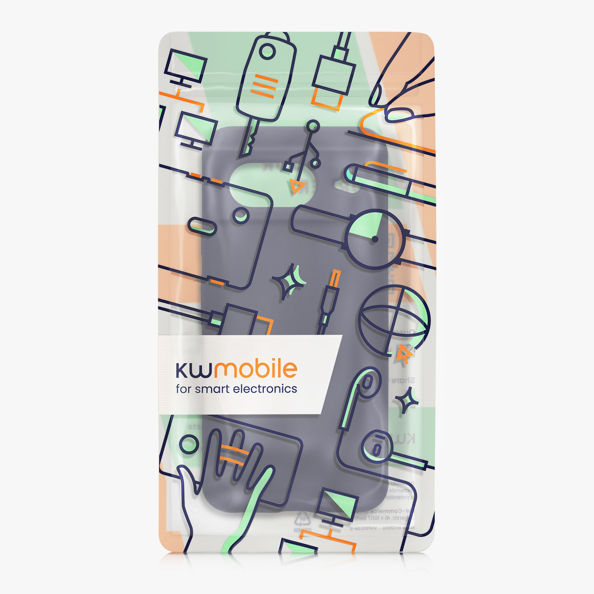 TPU kryt kwmobile Google Pixel 8 - tmavě modrý Deep Ocean