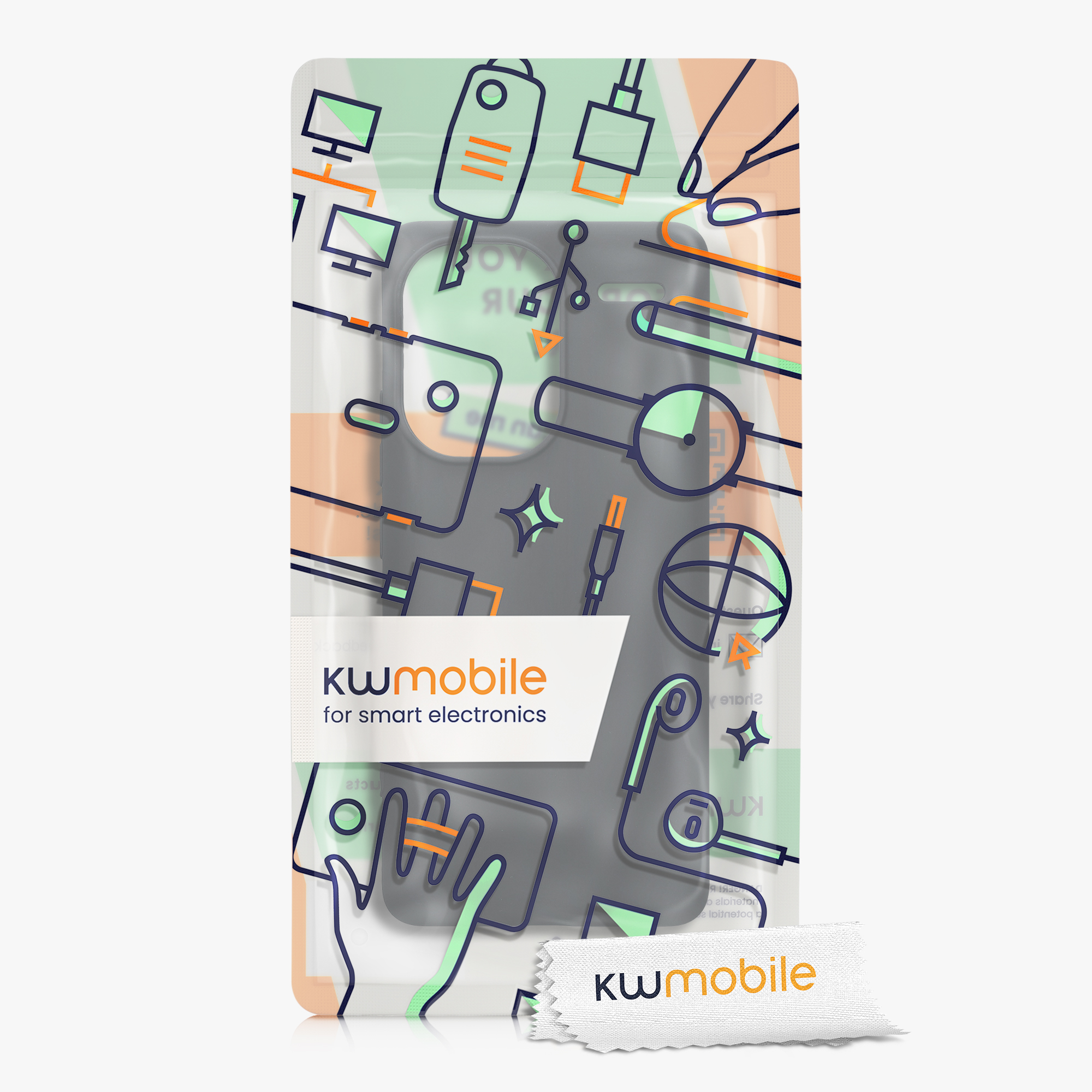 Kryt Xiaomi Redmi Note 13 Pro+ 5G silikonový TPU borůvková modrá kwmobile