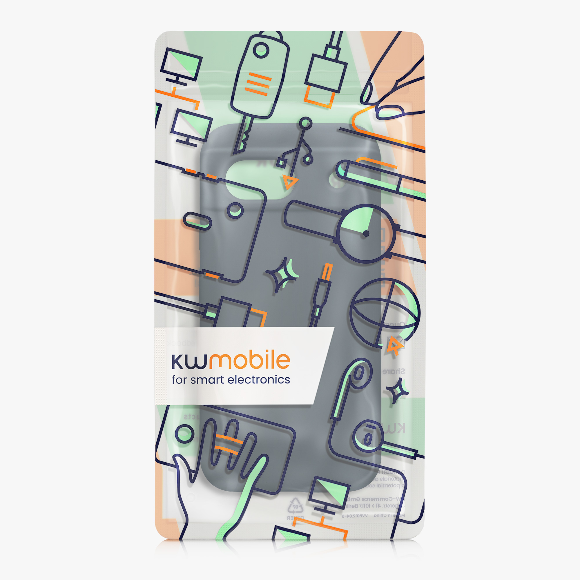 Kryt na mobil kwmobile pro Google Pixel 8a - tmavě břidlicová