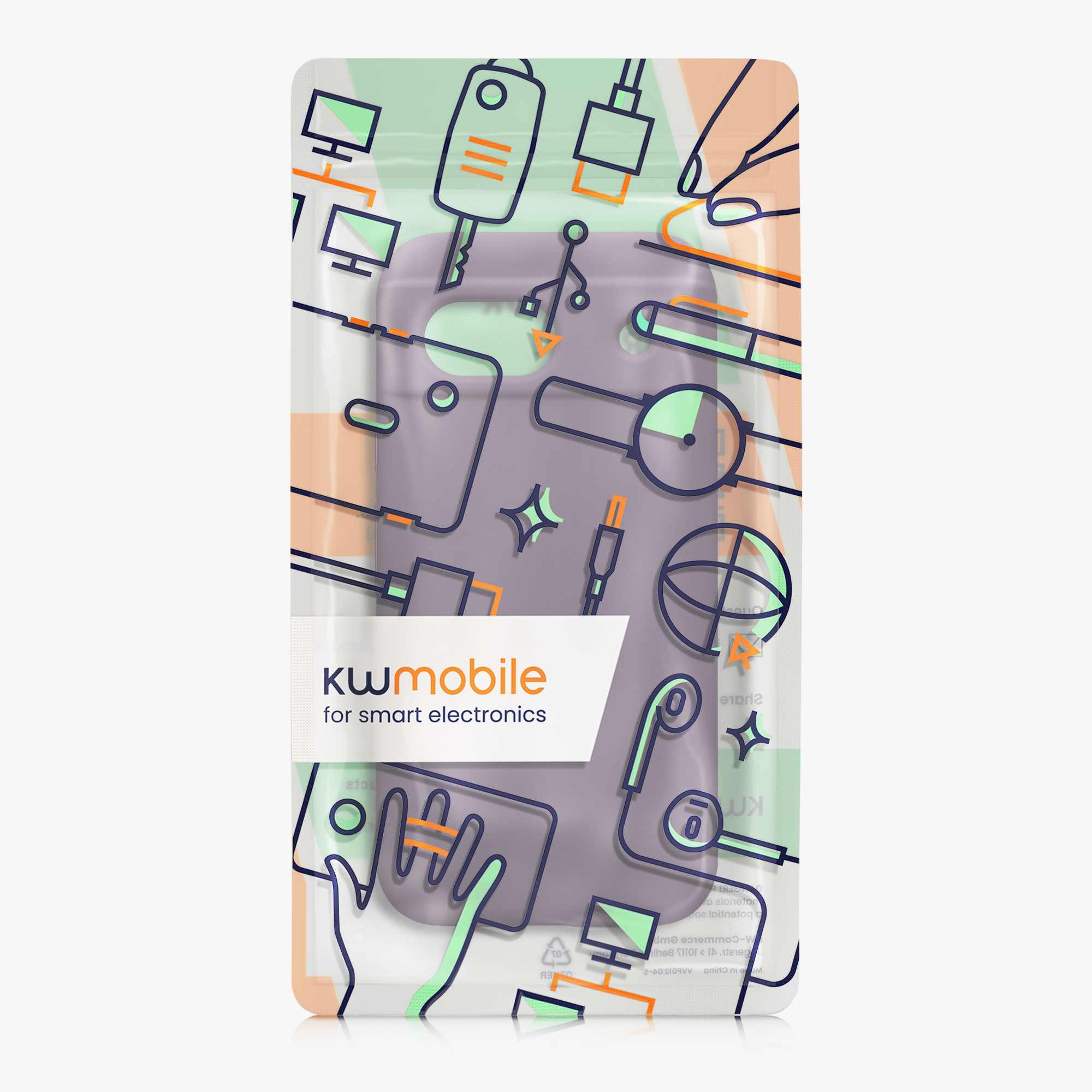 Silikonový kryt kwmobile pro Google Pixel 8a - Pale Iris