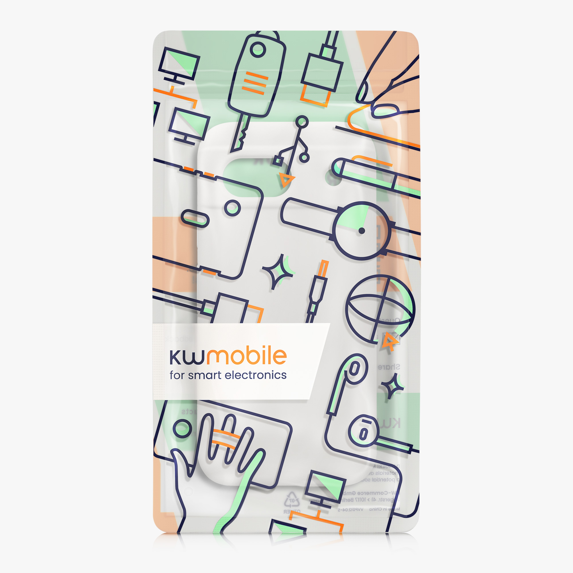 Silikonový kryt kwmobile pro Google Pixel 8a - bílé matné