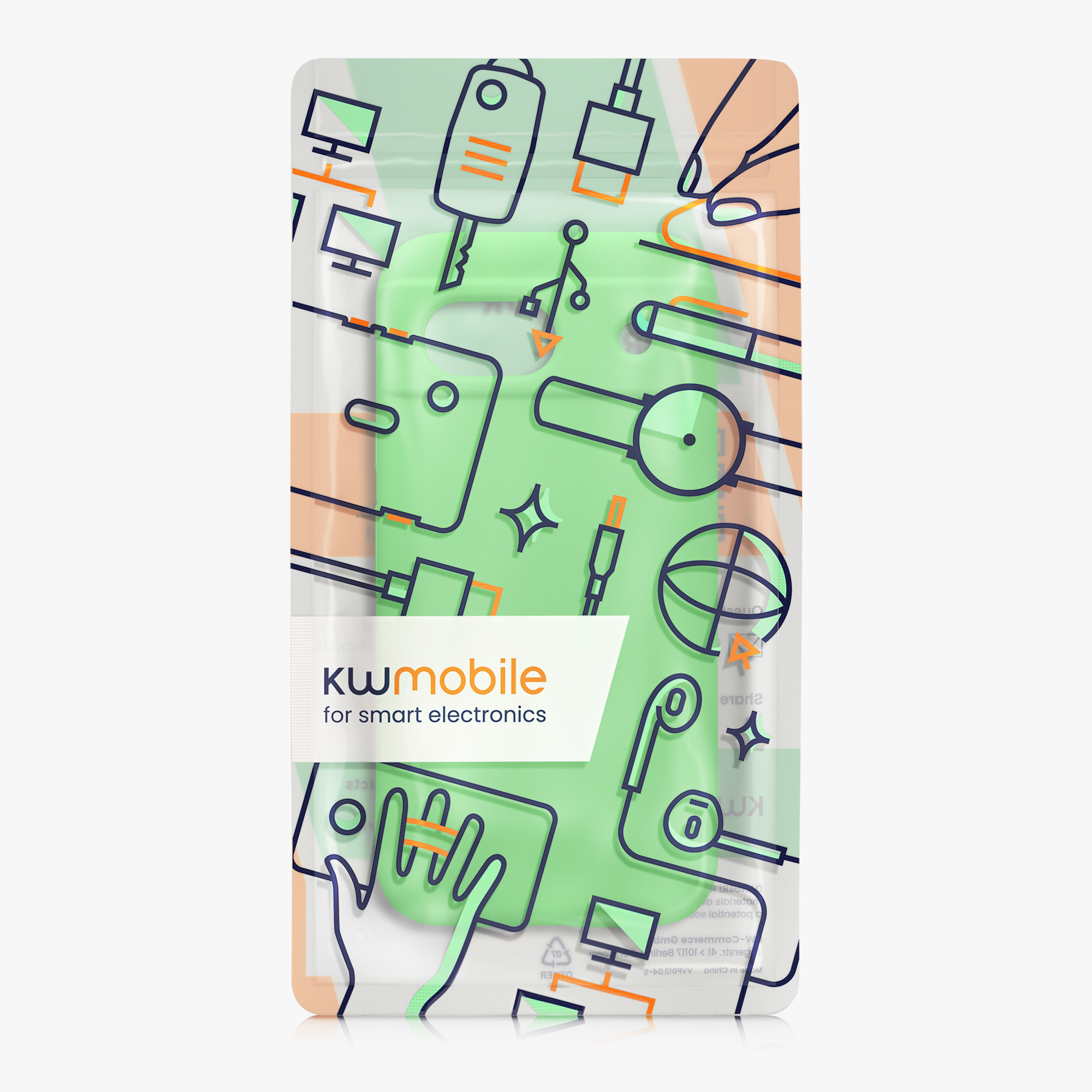Silikonový kryt kwmobile pro Google Pixel 8a - limetkově zelené
