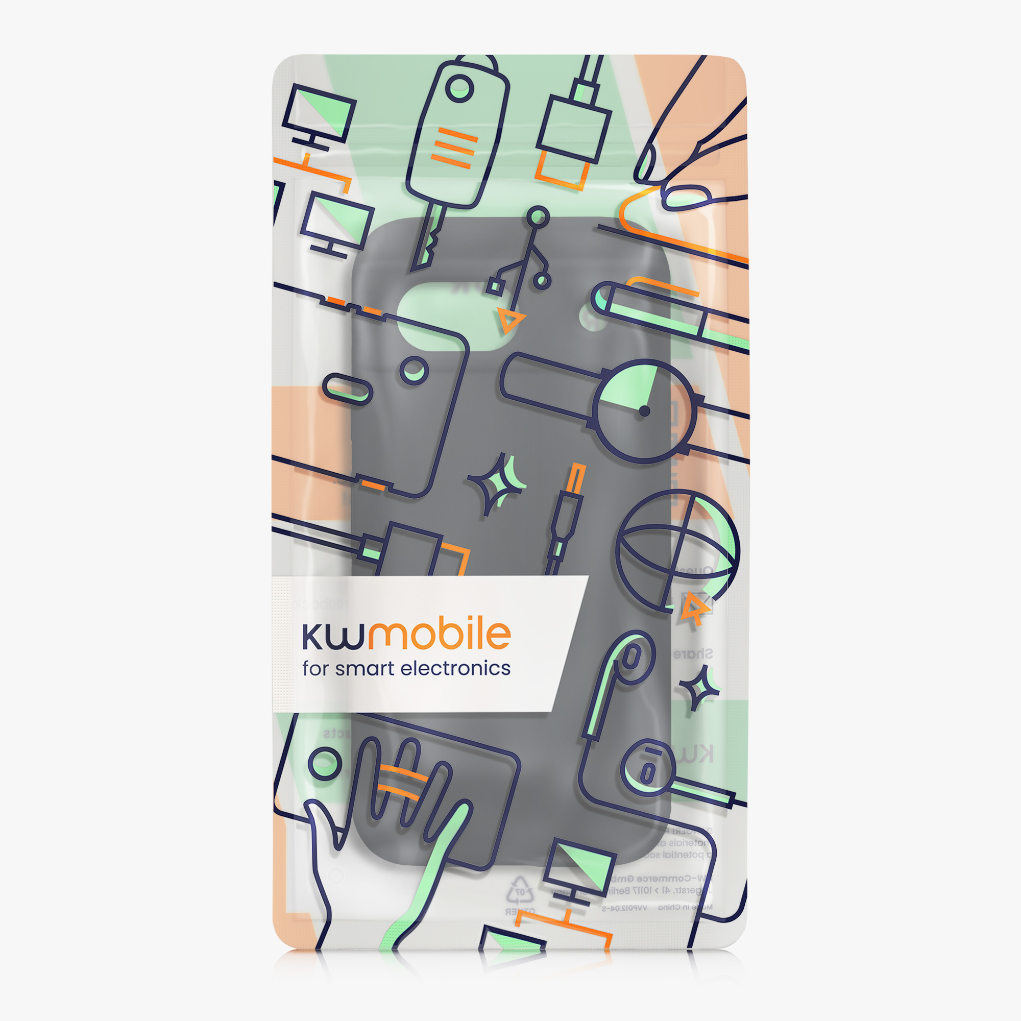 Kryt na mobil kwmobile pro Google Pixel 8a - borůvkově modrá