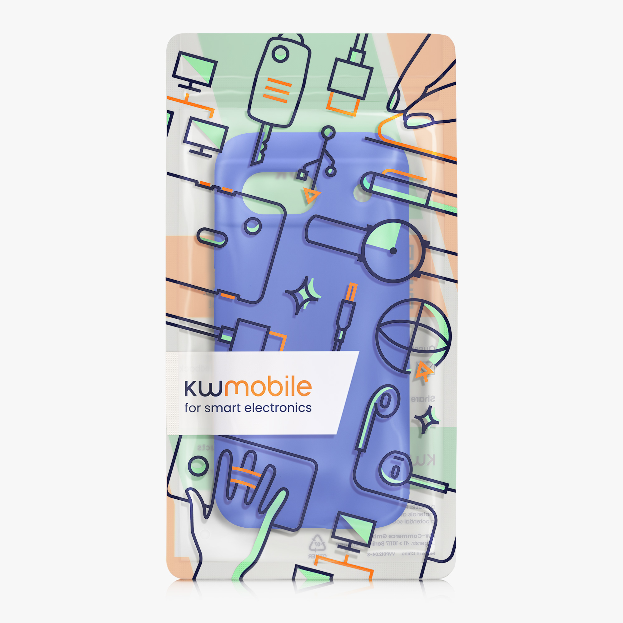 Silikonový kryt kwmobile pro Google Pixel 8a - baltsky modré