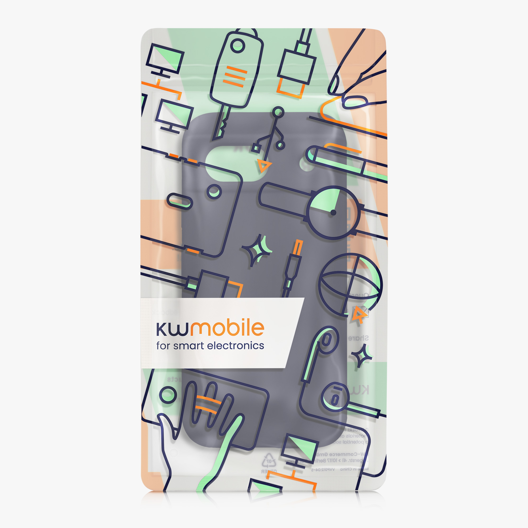 Kryt na mobil kwmobile pro Google Pixel 8a - tmavě modrá Deep Ocean