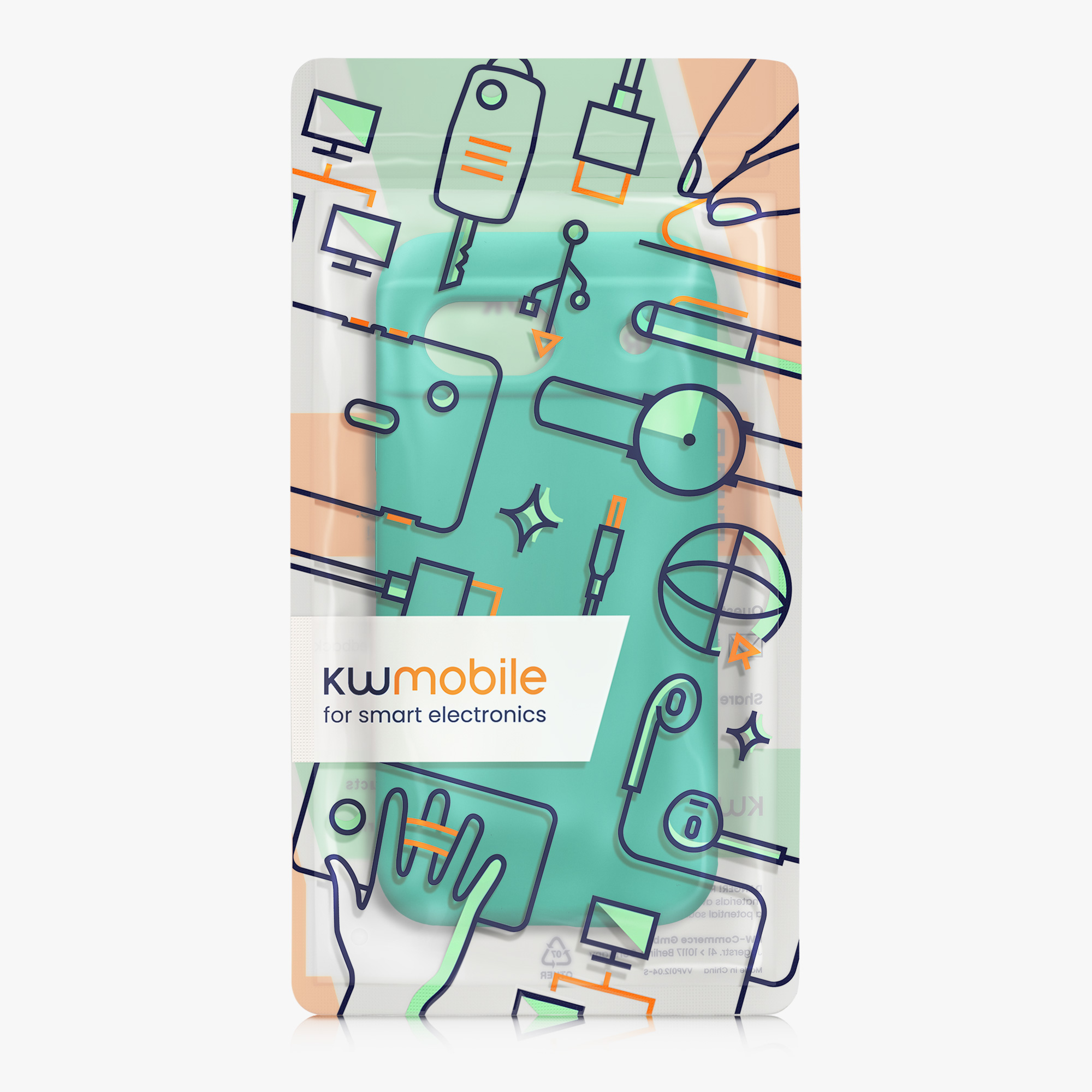 Silikonový kryt kwmobile pro Google Pixel 8a - Emerald Green
